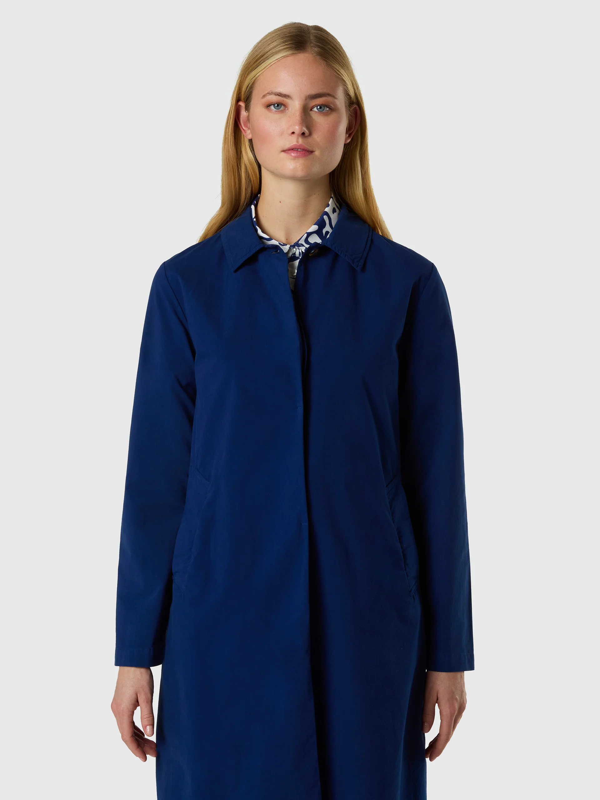 Peachskin trench jacket - Image 8