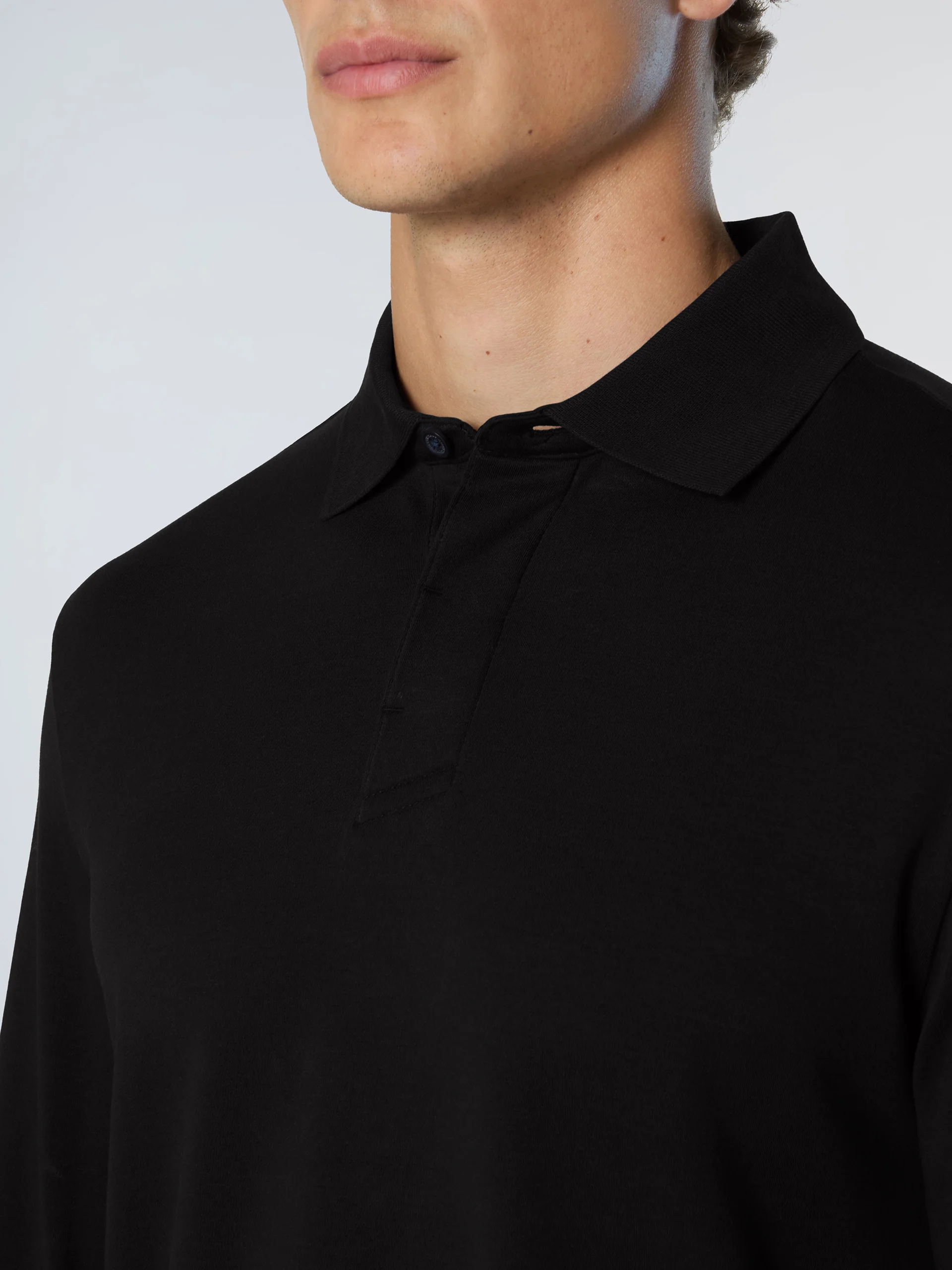 Interlock long-sleeved polo shirt - Image 15