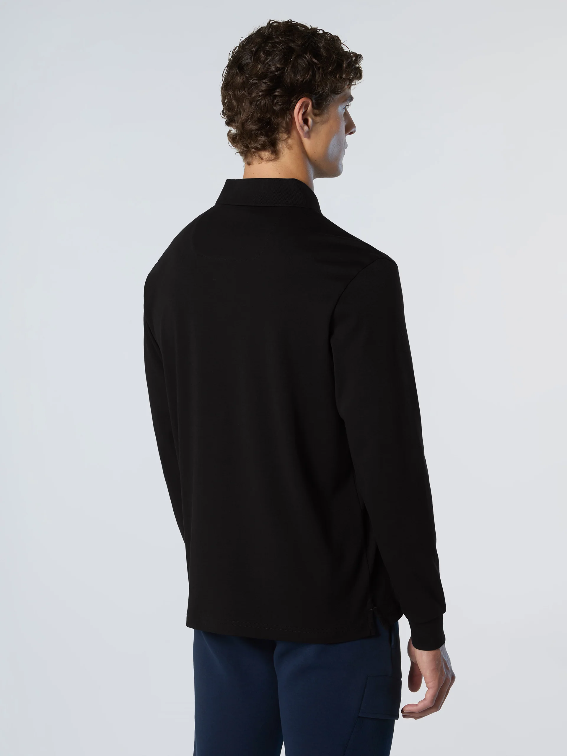 Interlock long-sleeved polo shirt - Image 19