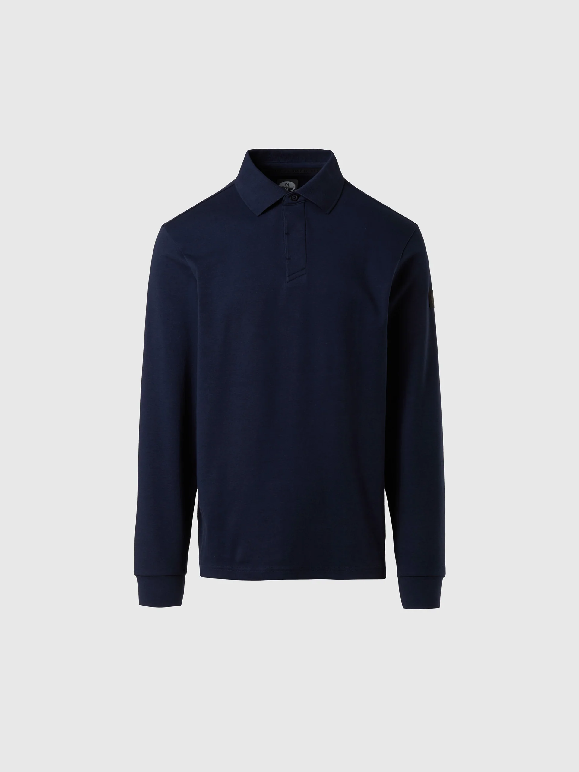 Interlock long-sleeved polo shirt - Image 3