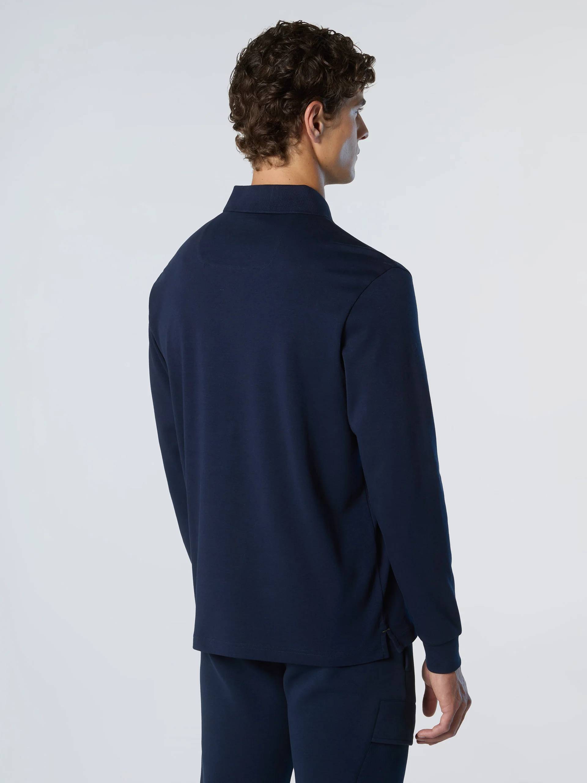 Interlock long-sleeved polo shirt - Image 4