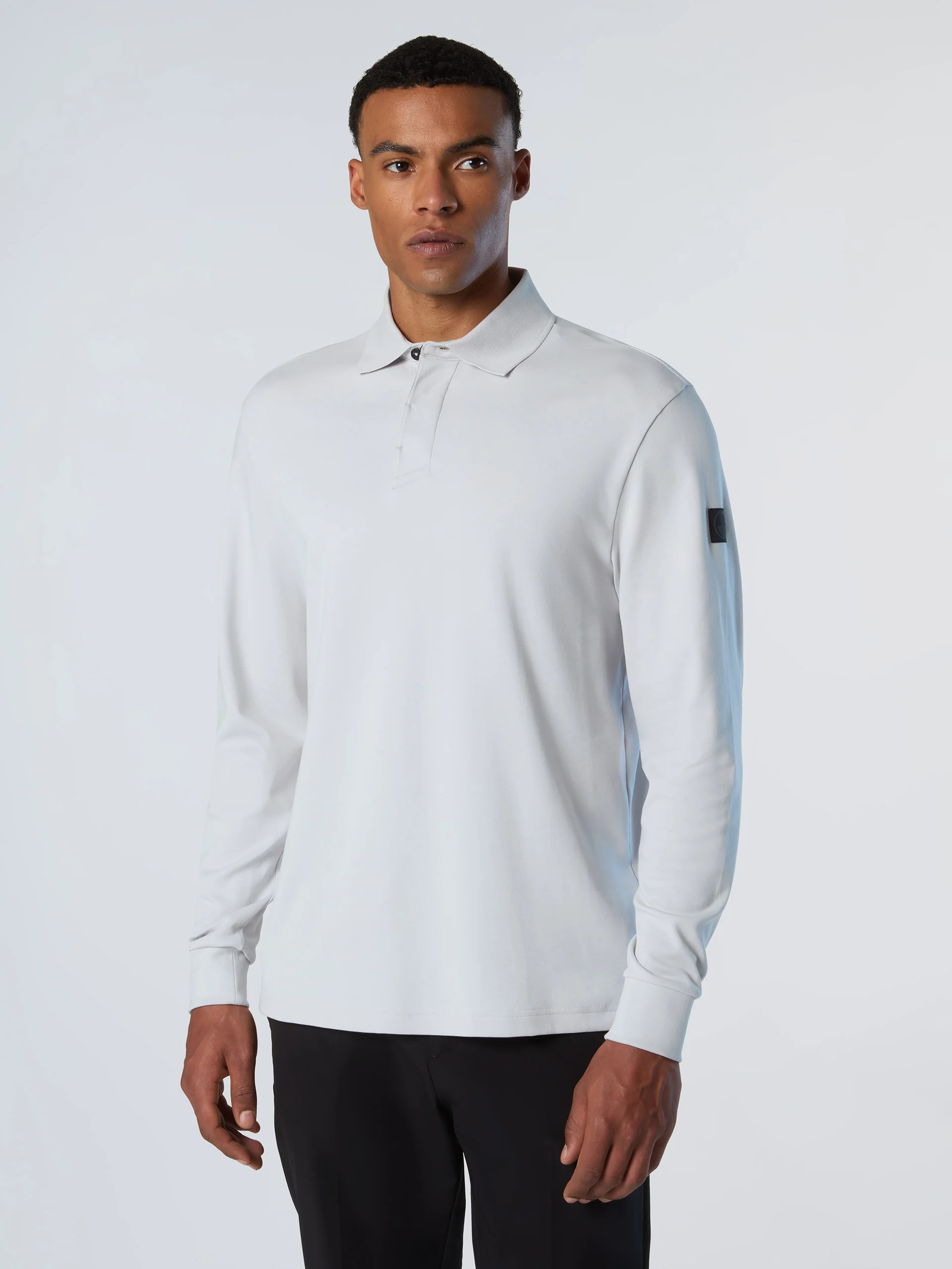Interlock long-sleeved polo shirt - Image 8