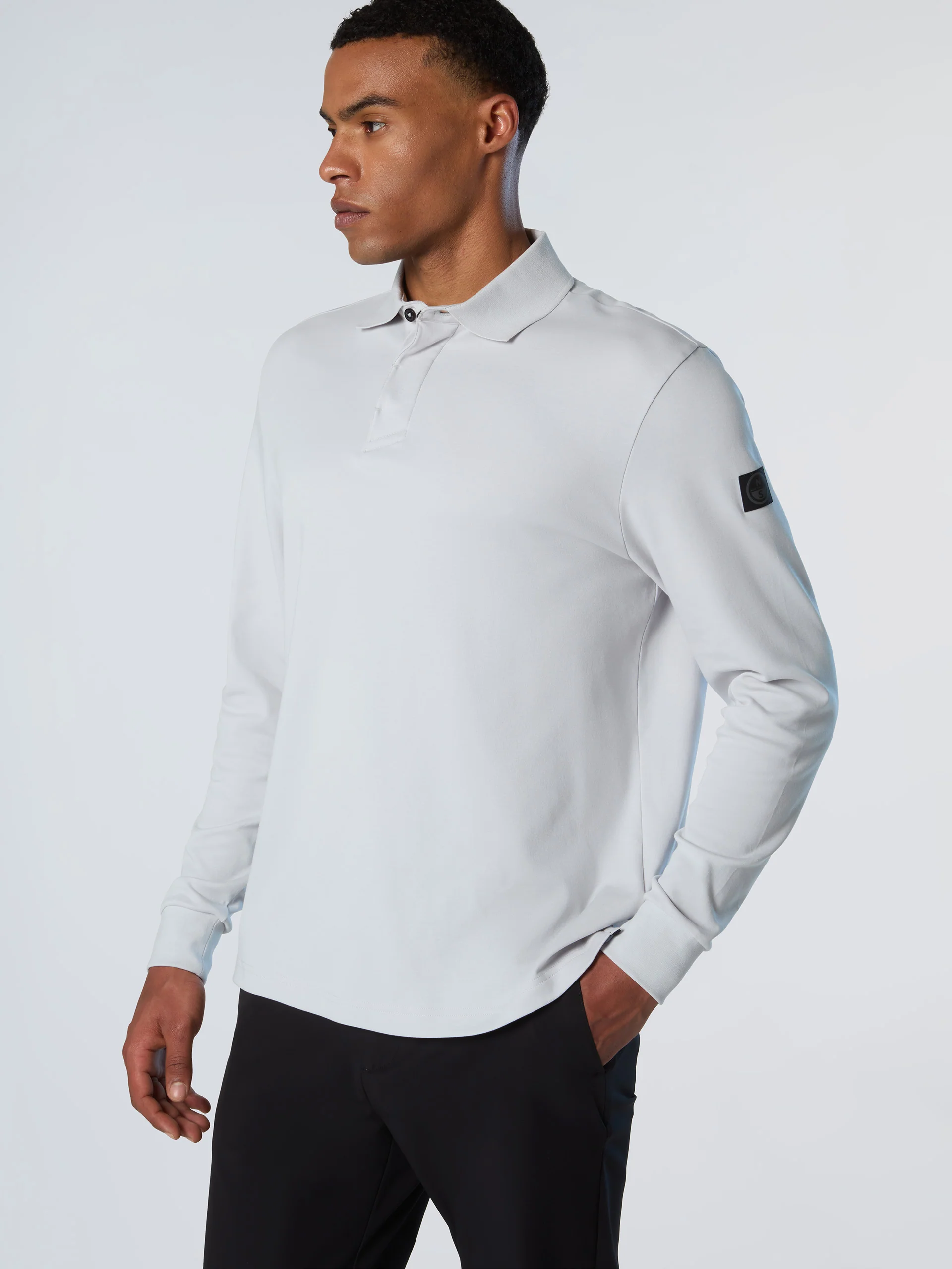 Interlock long-sleeved polo shirt - Image 9