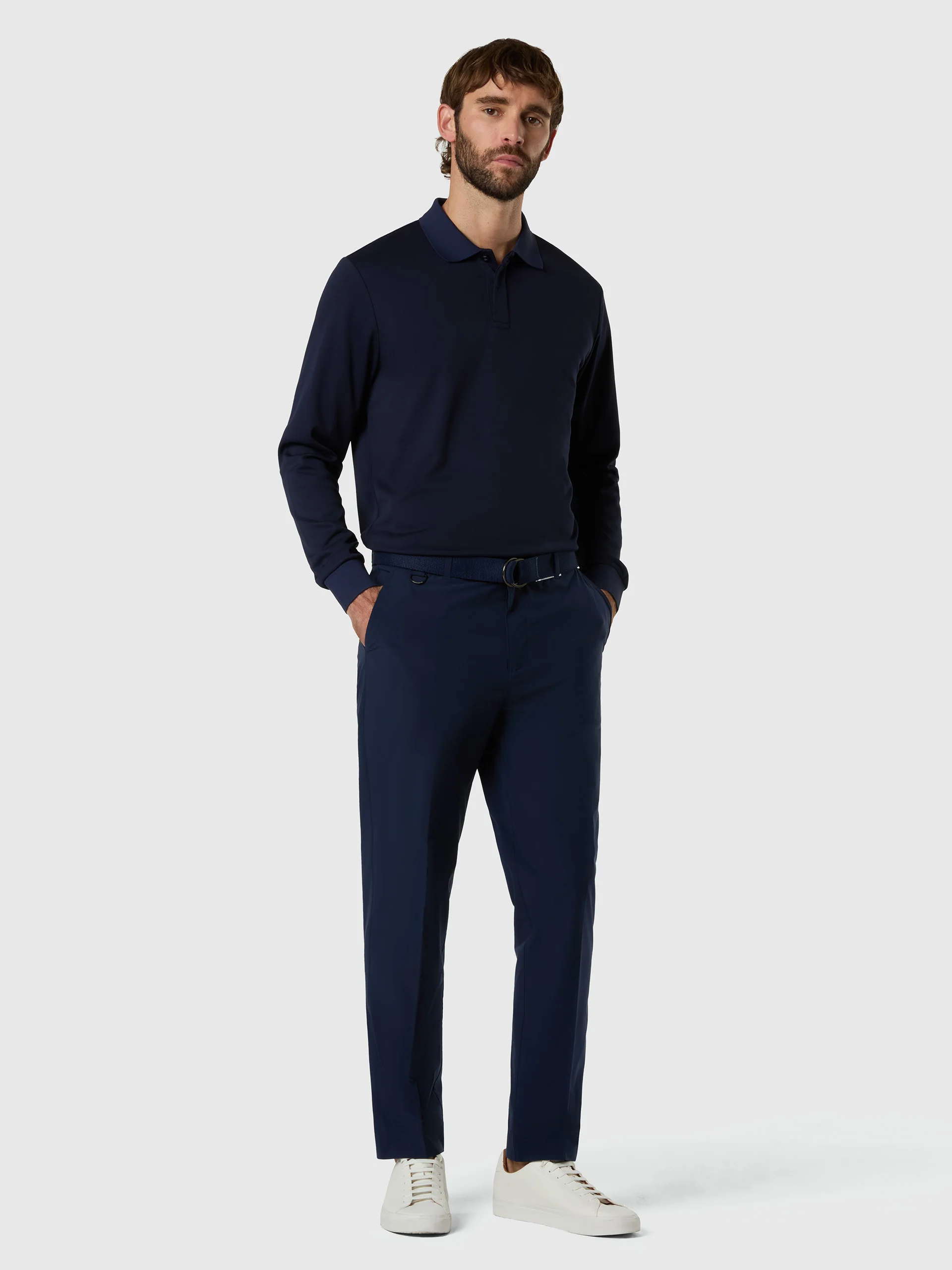 COOLMAX® long-sleeved polo shirt - Image 11