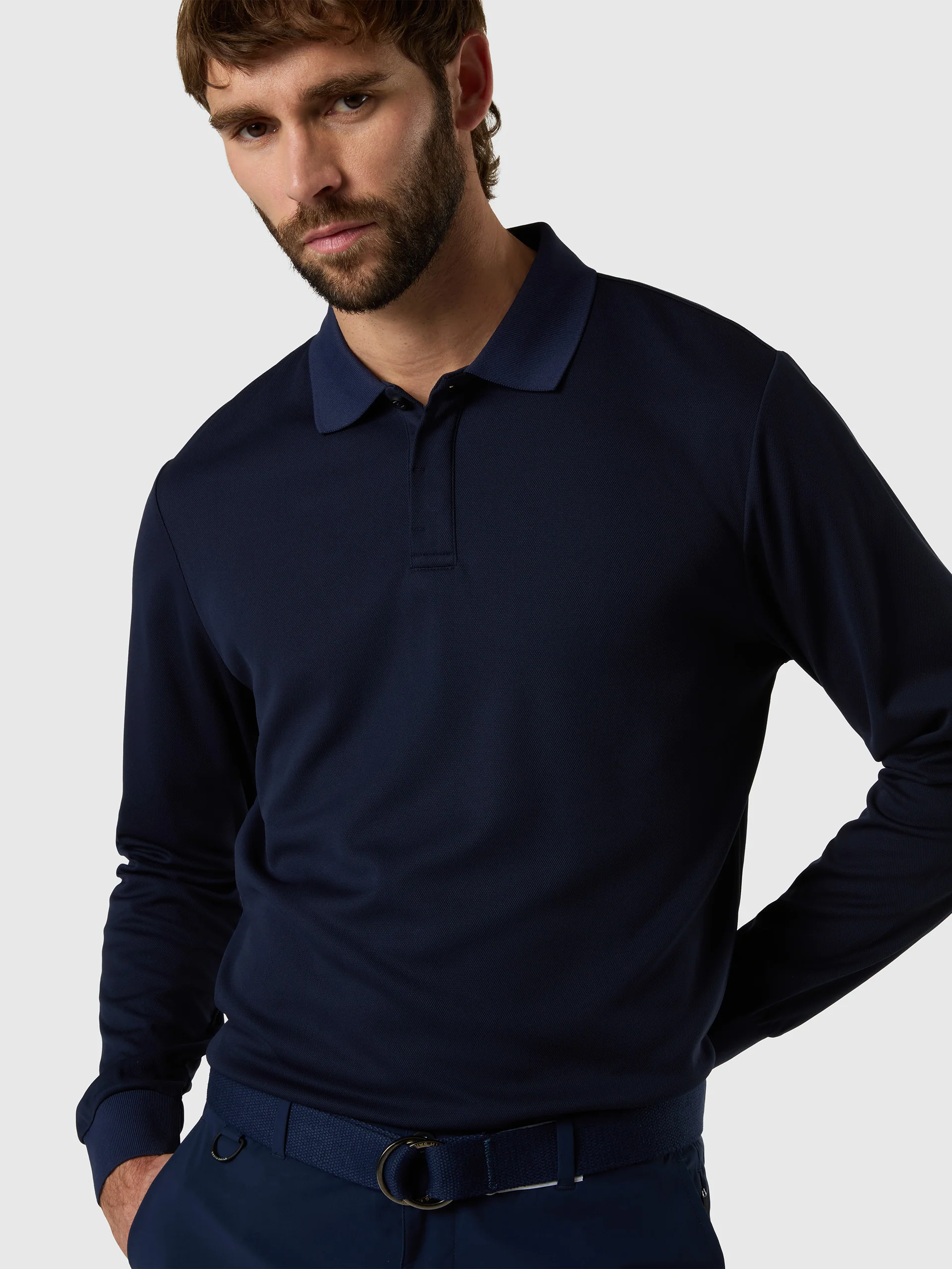 COOLMAX® long-sleeved polo shirt - Image 8