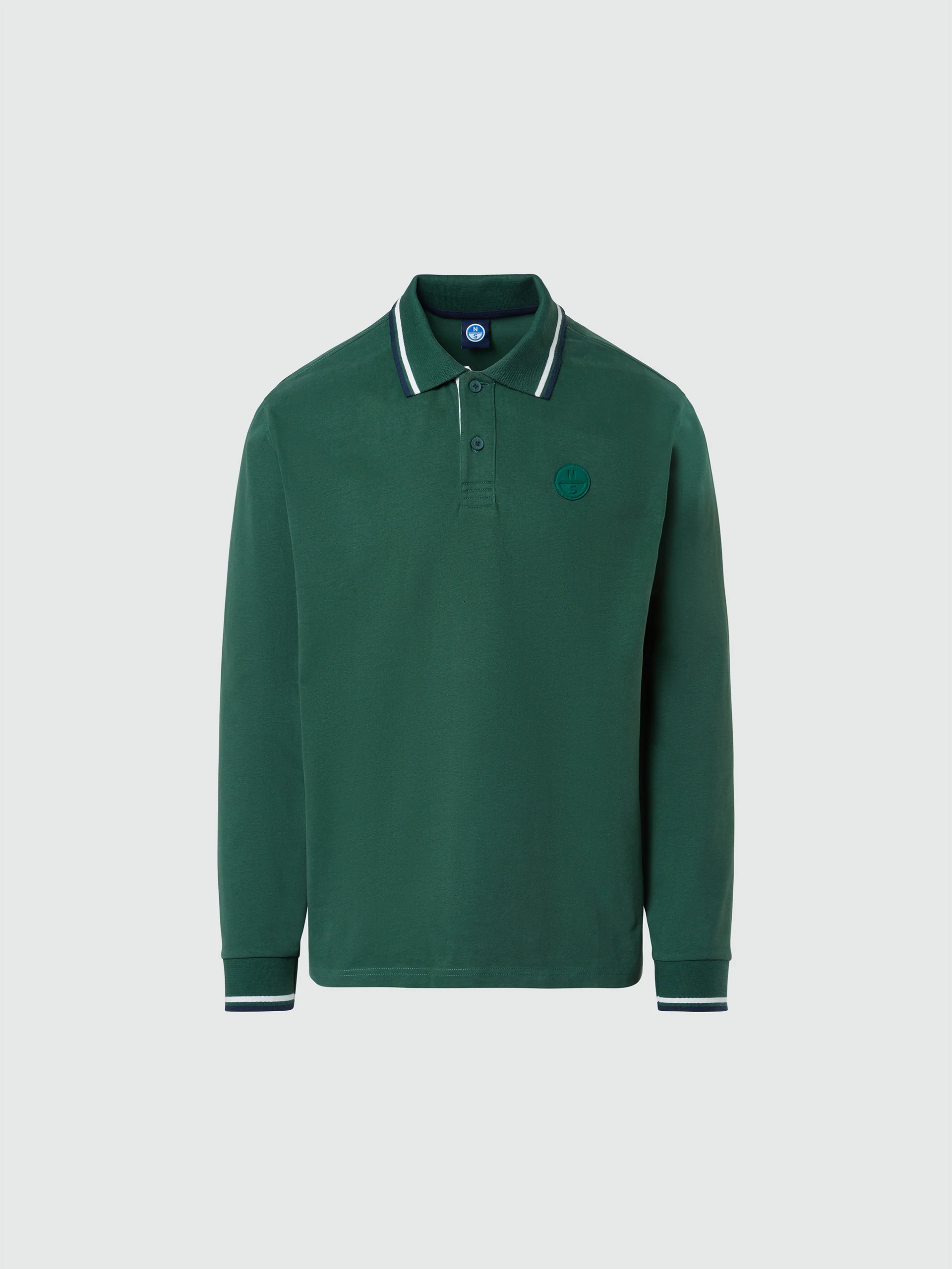 Polo shirt with elbow patches - Image 10