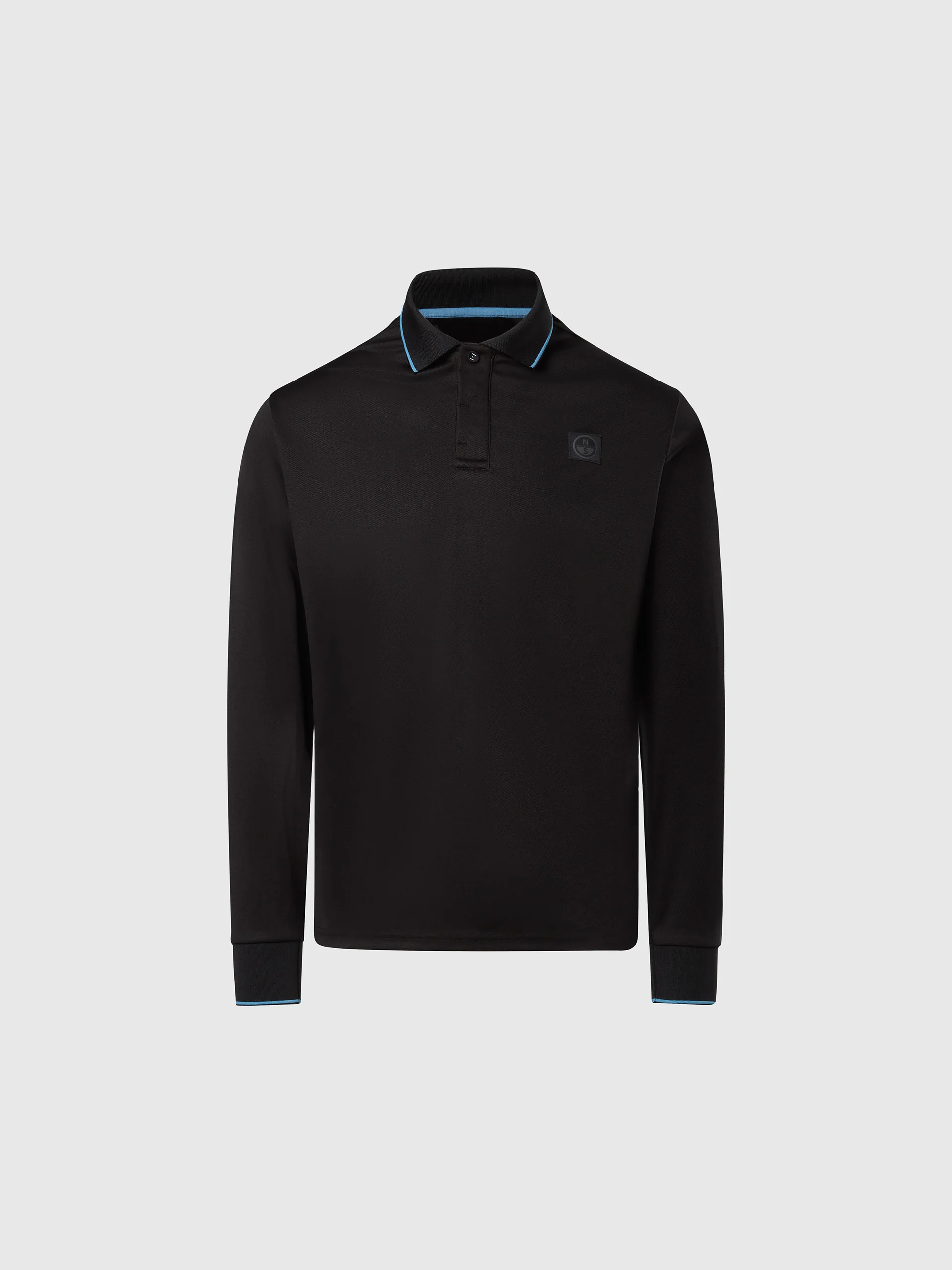 Coolmax piqué long-sleeved polo shirt - Image 9
