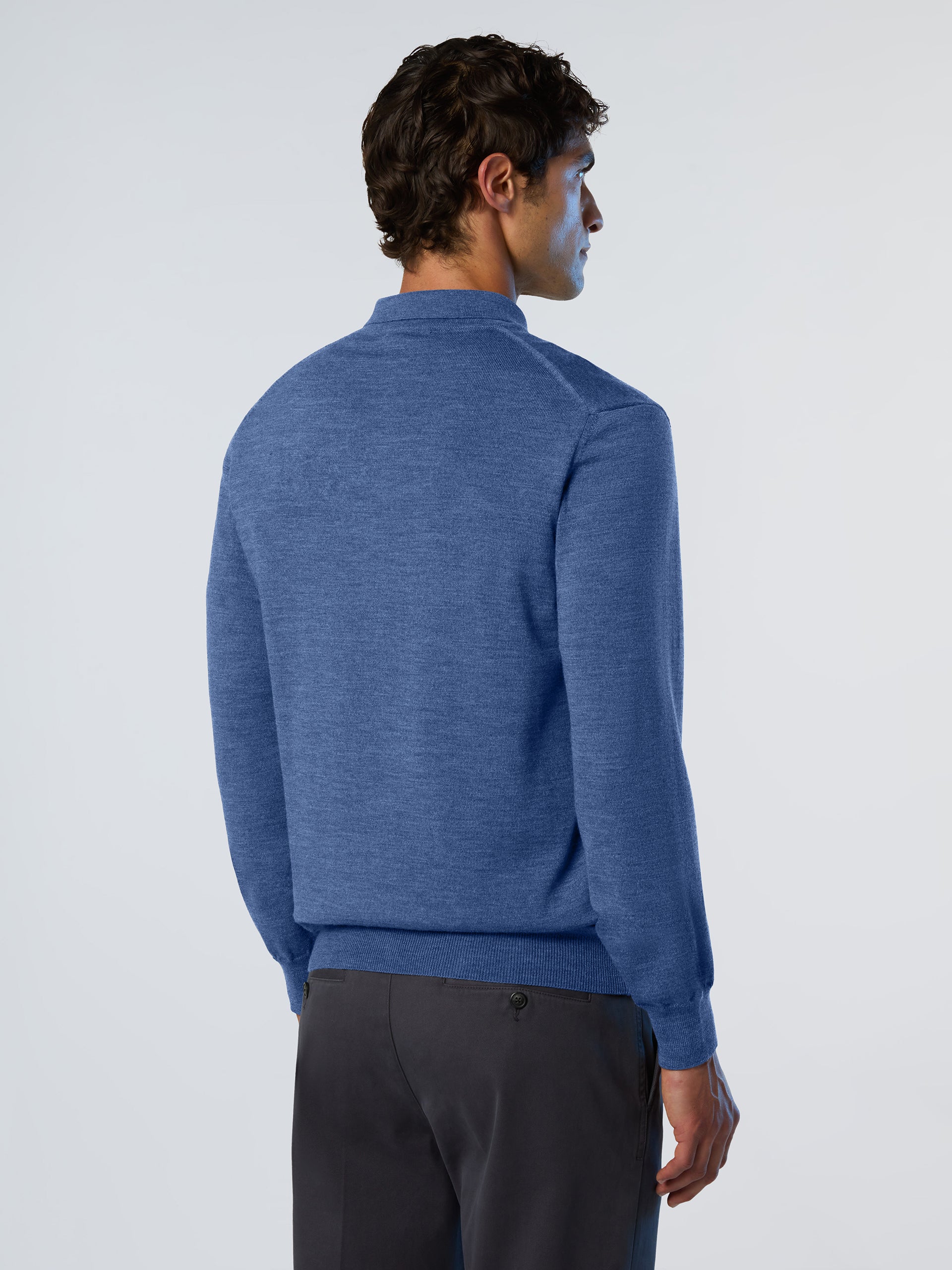 Merino wool polo sweater - Image 17