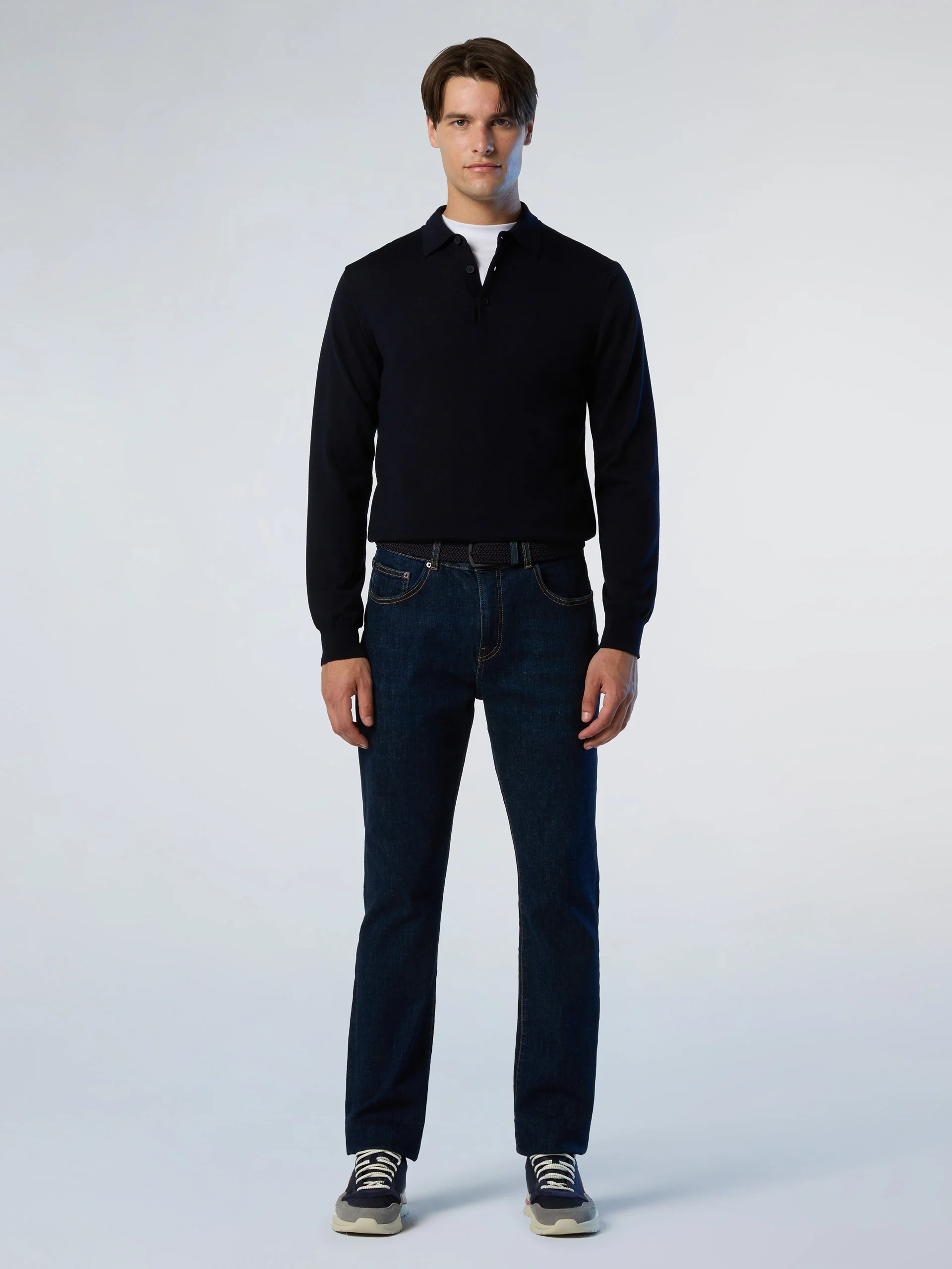 Merino wool polo sweater - Image 6
