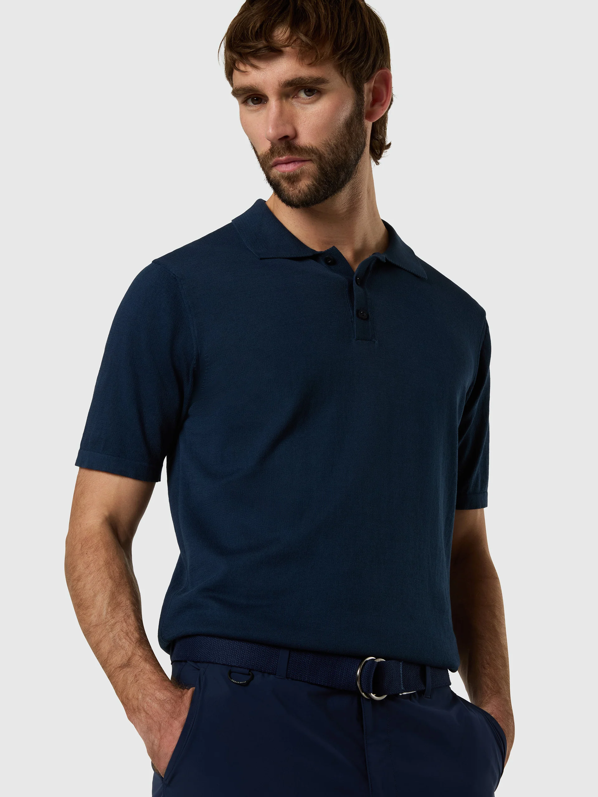 Pima cotton polo shirt - Image 8