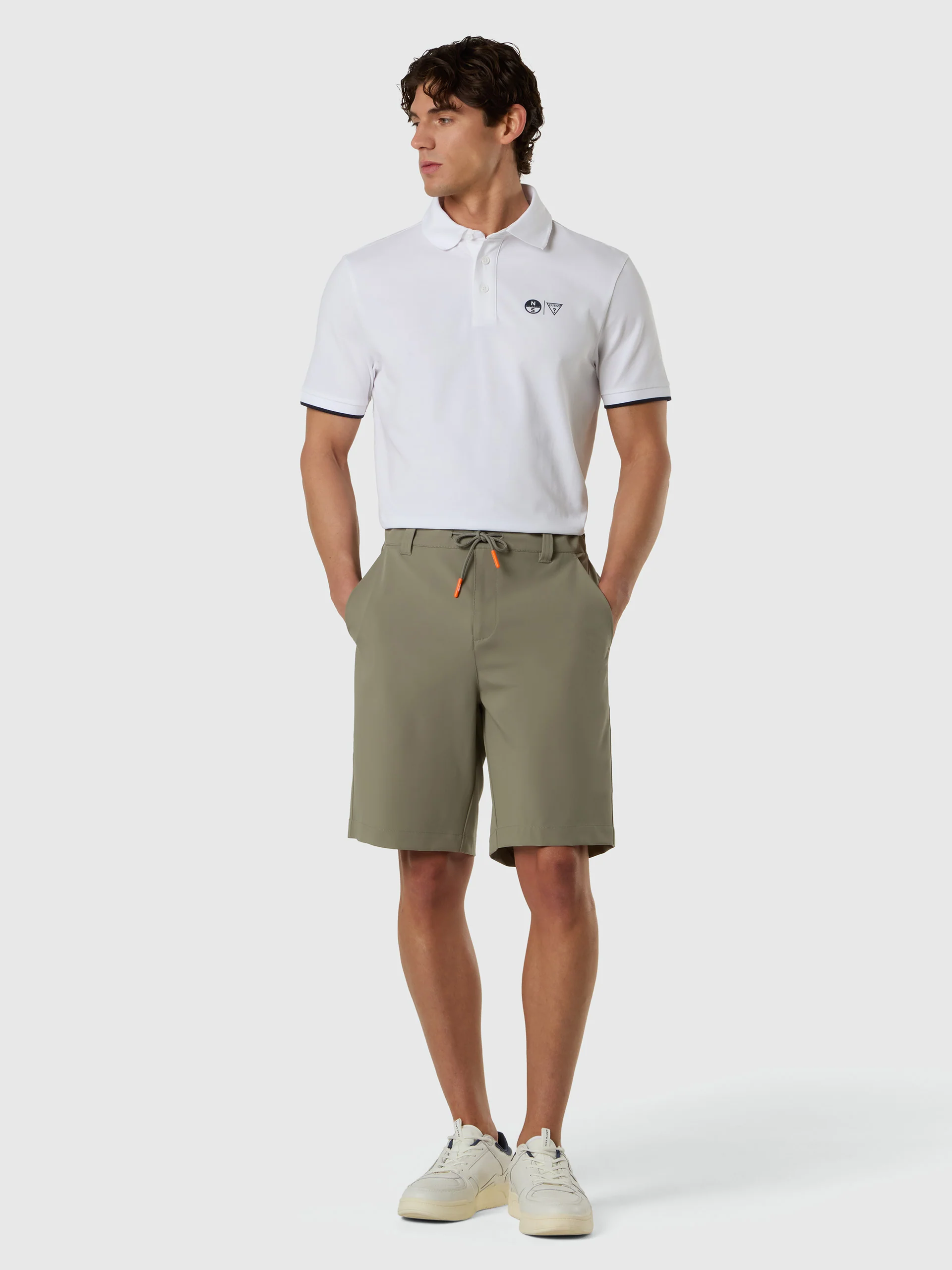 GUESS X NORTH SAILS SHORT SLEEVE POLO