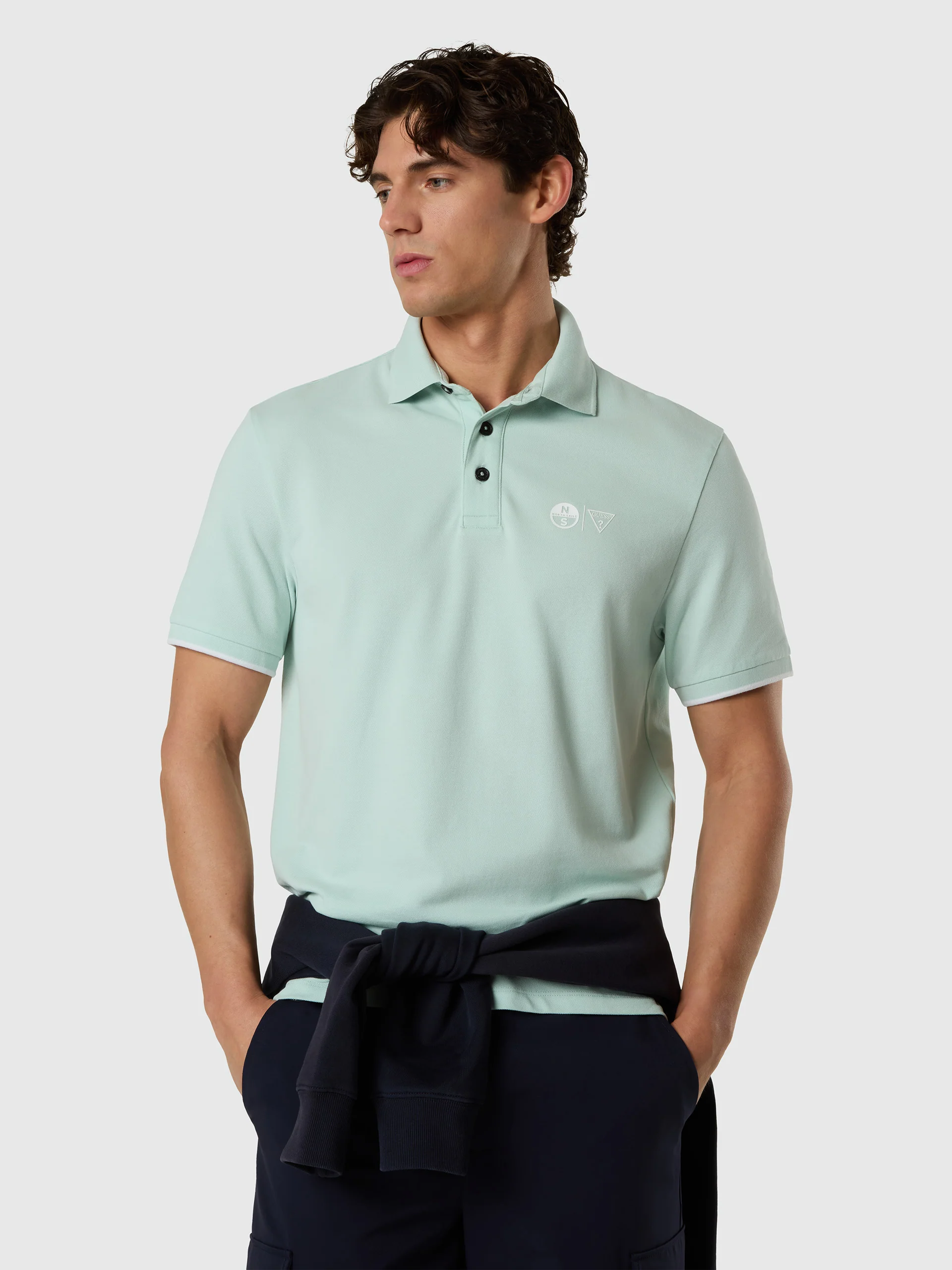 GUESS X NORTH SAILS SHORT SLEEVE POLO - Image 13