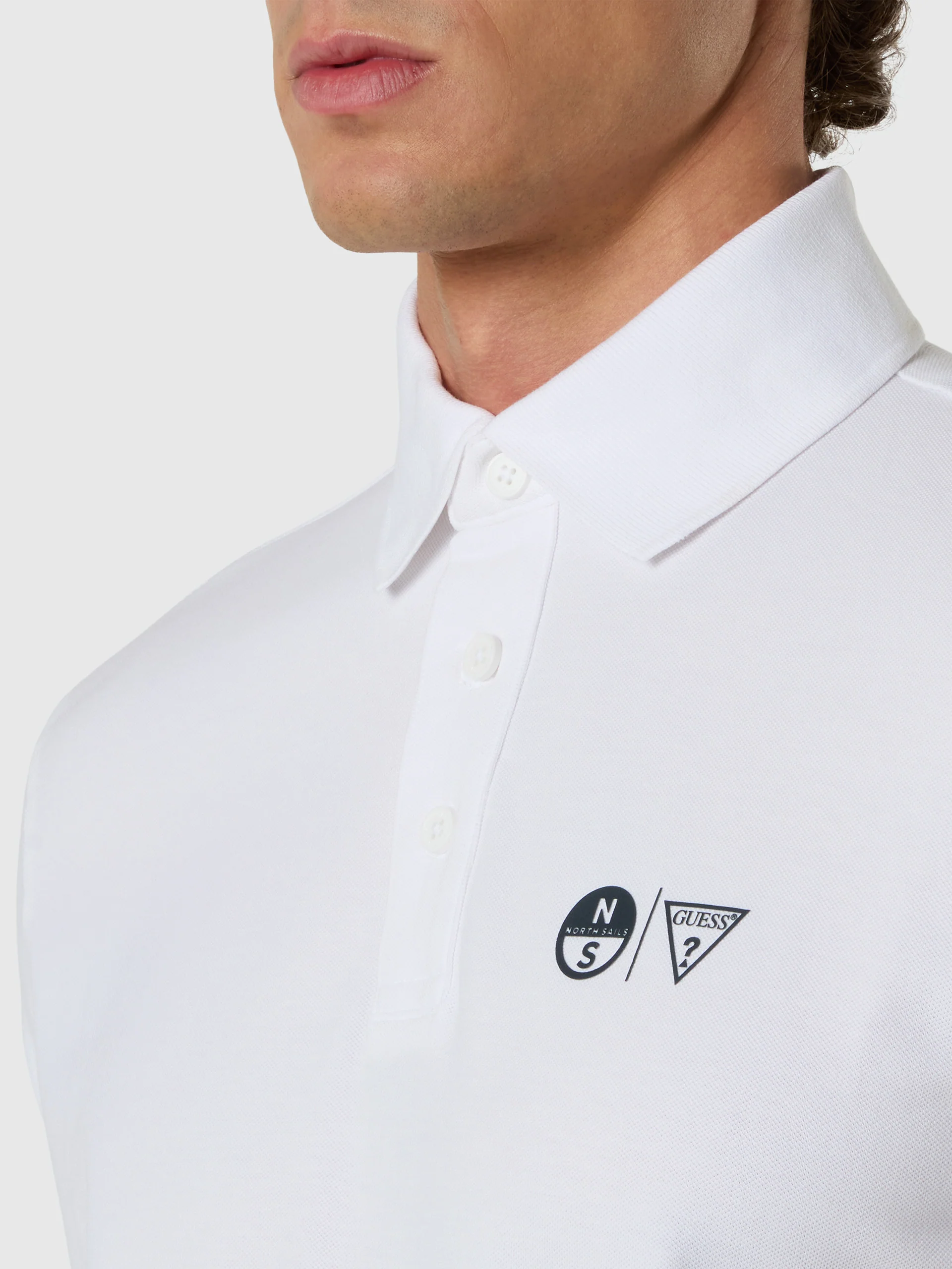 GUESS X NORTH SAILS SHORT SLEEVE POLO - Image 2