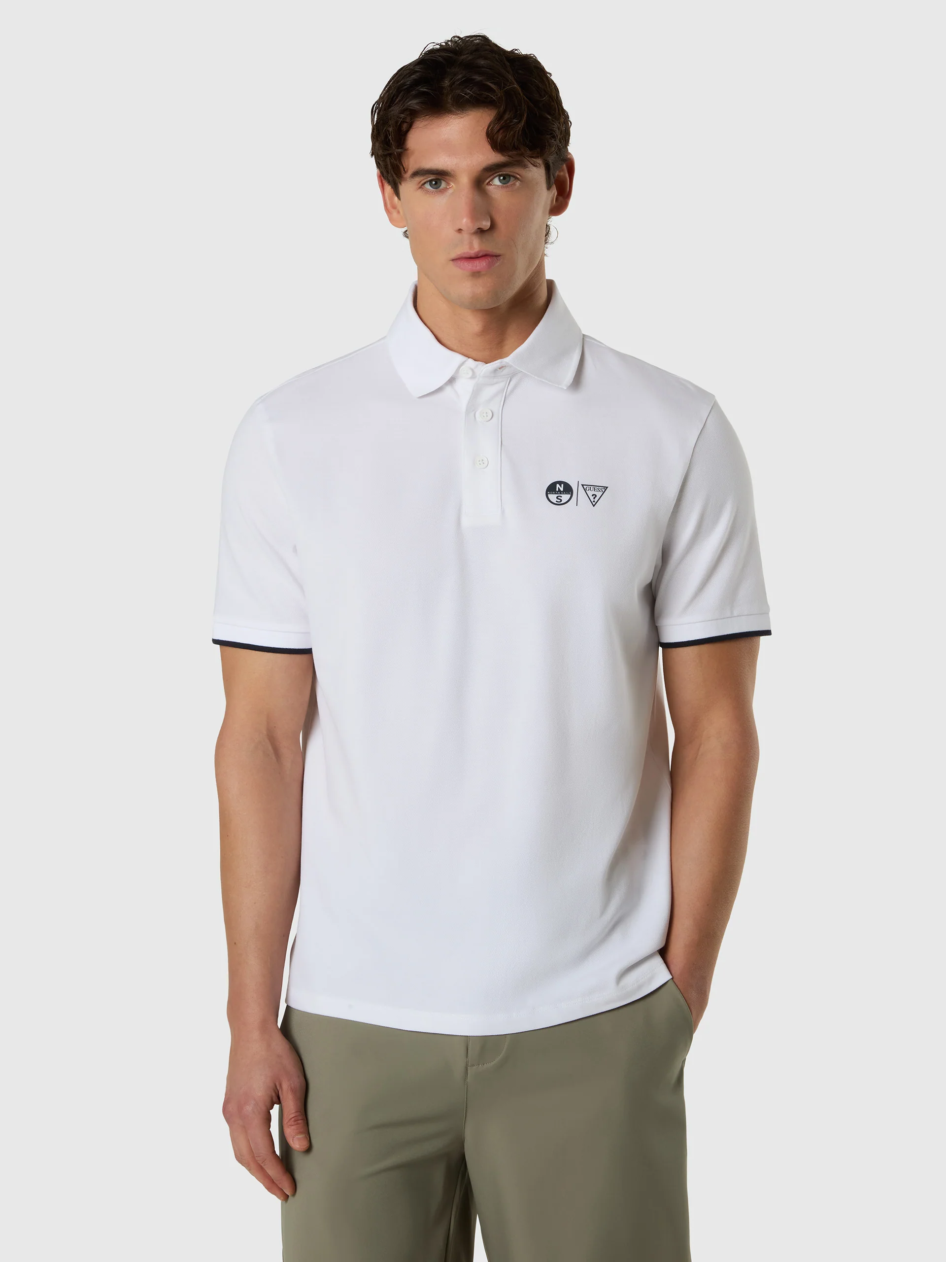 GUESS X NORTH SAILS SHORT SLEEVE POLO - Image 5