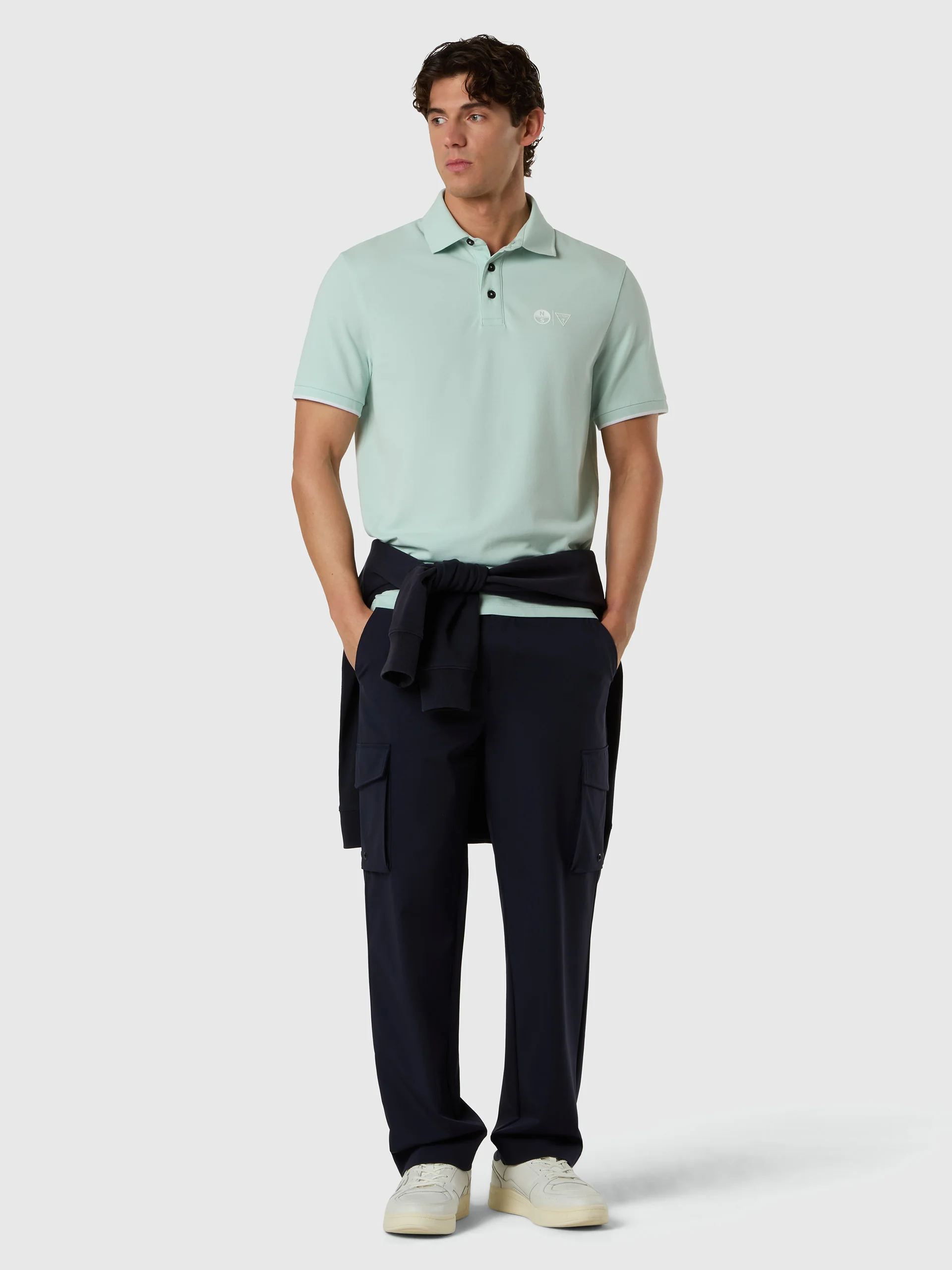GUESS X NORTH SAILS SHORT SLEEVE POLO - Image 8