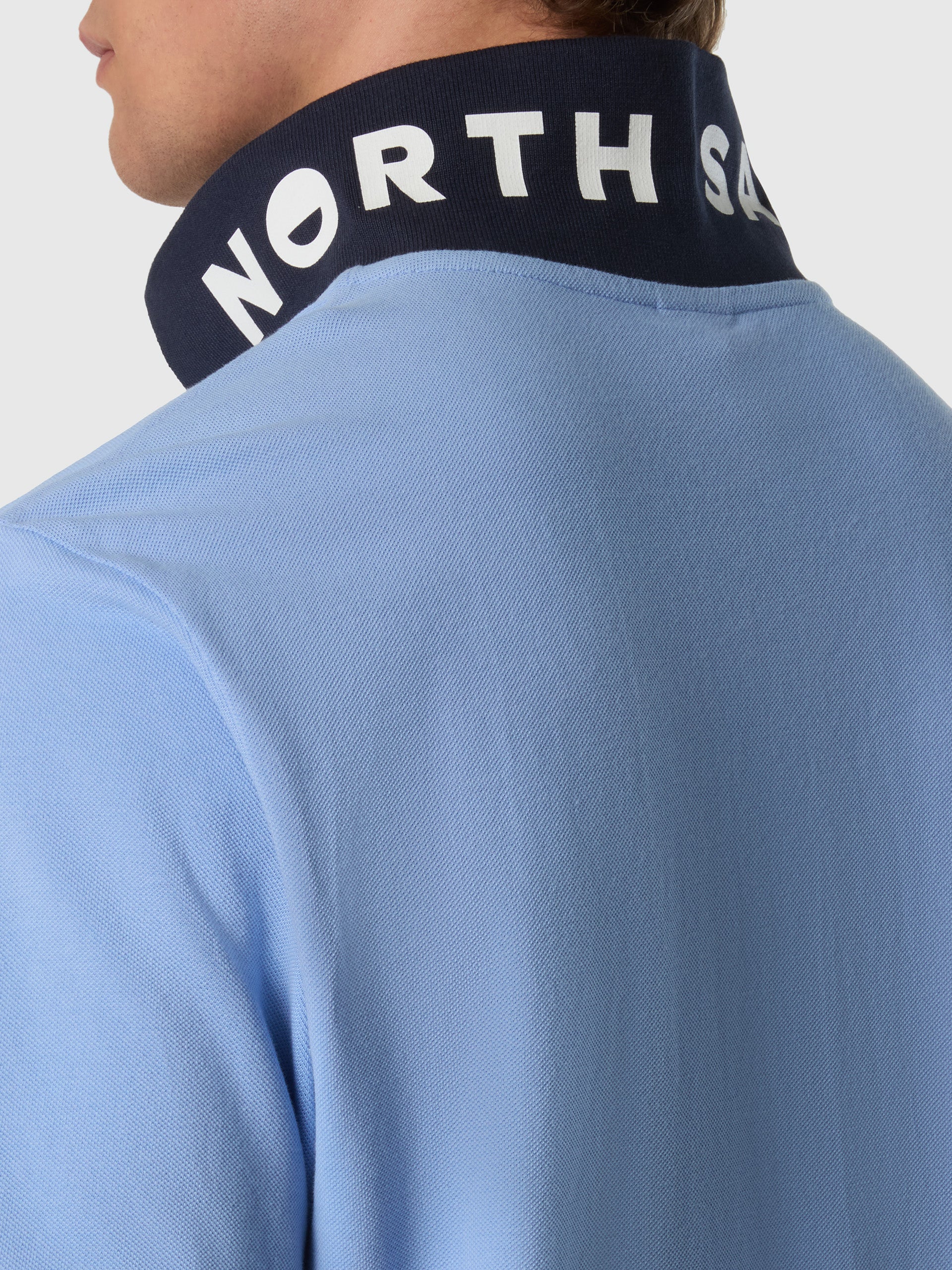 Polo shirt with mismatch cuffs - Image 28