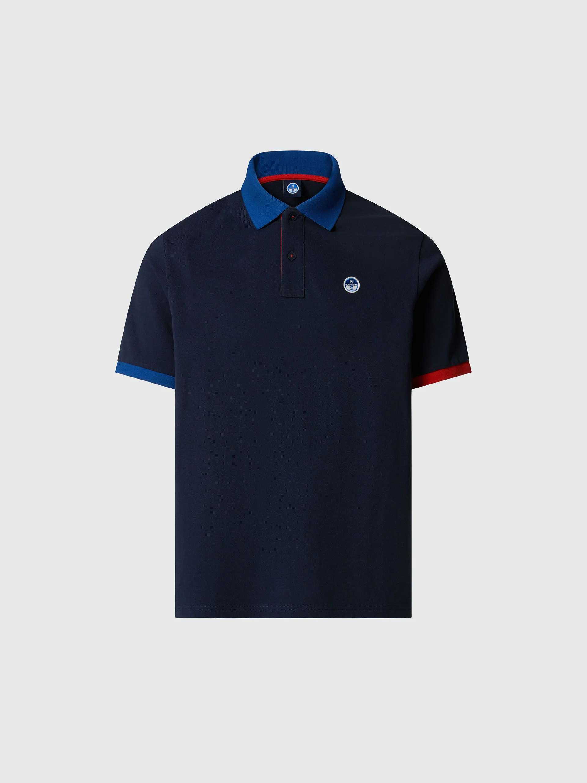 Polo shirt with mismatch cuffs - Image 31