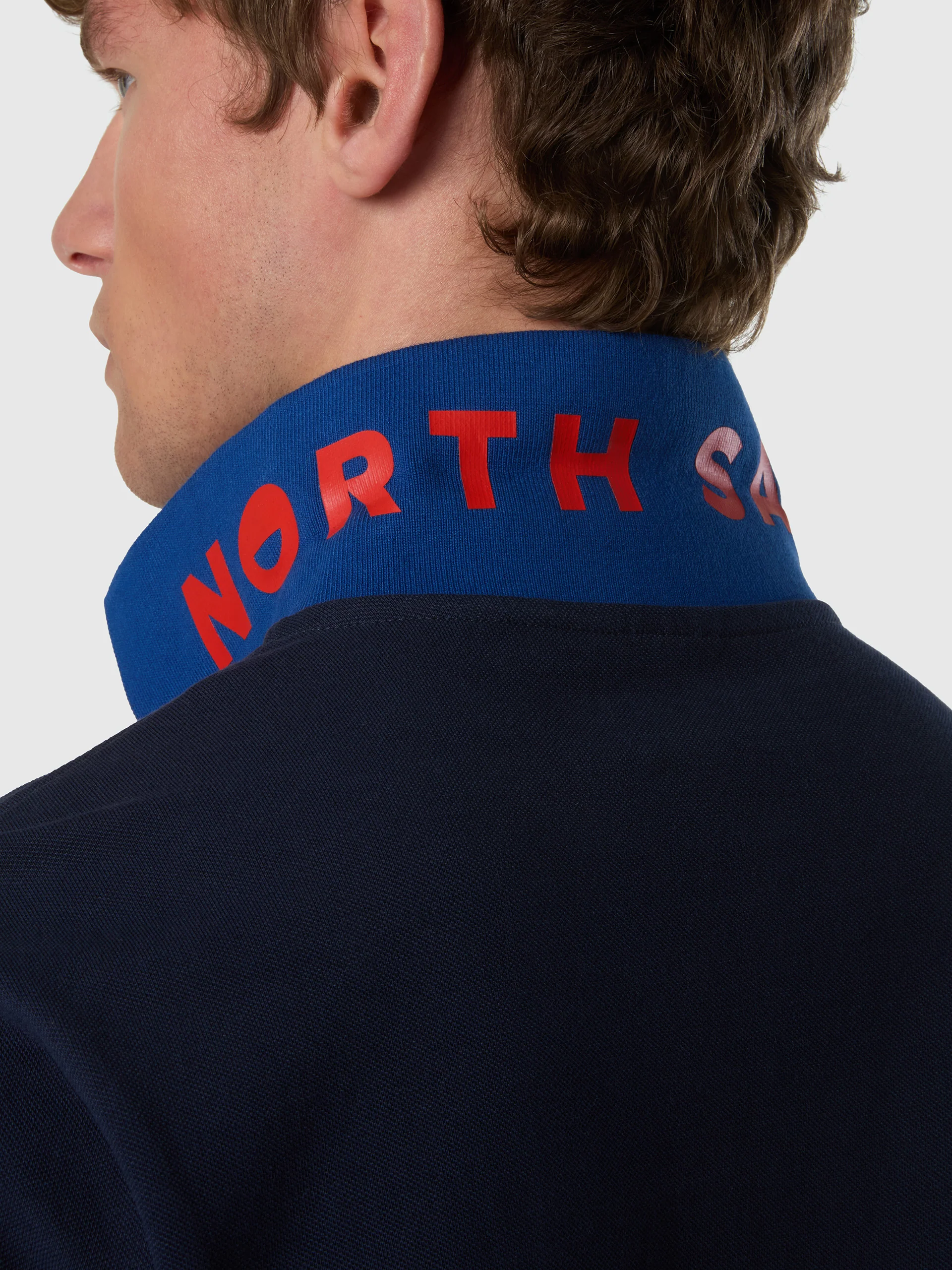 Polo shirt with mismatch cuffs - Image 35