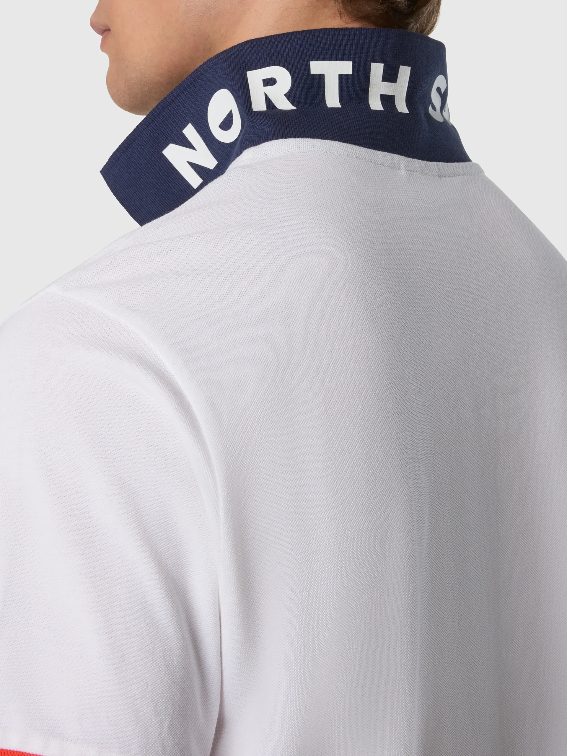 Polo shirt with mismatch cuffs - Image 7