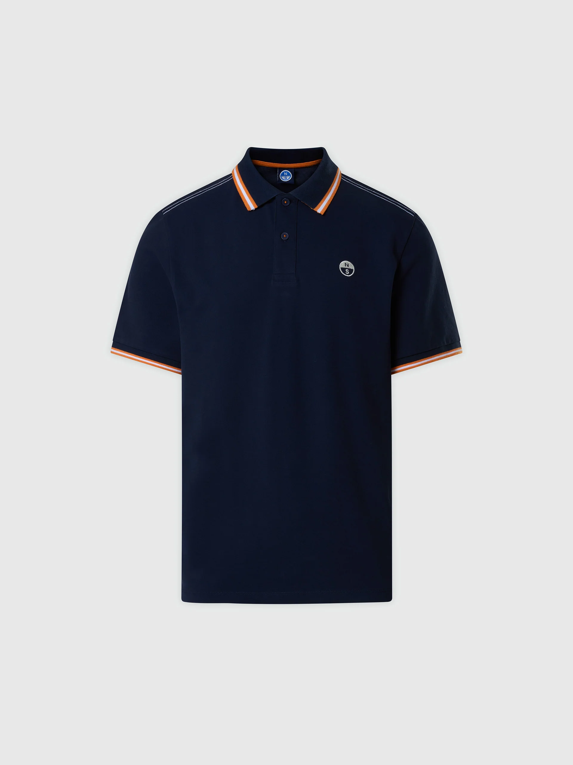 Polo shirt with striped trims - Image 24
