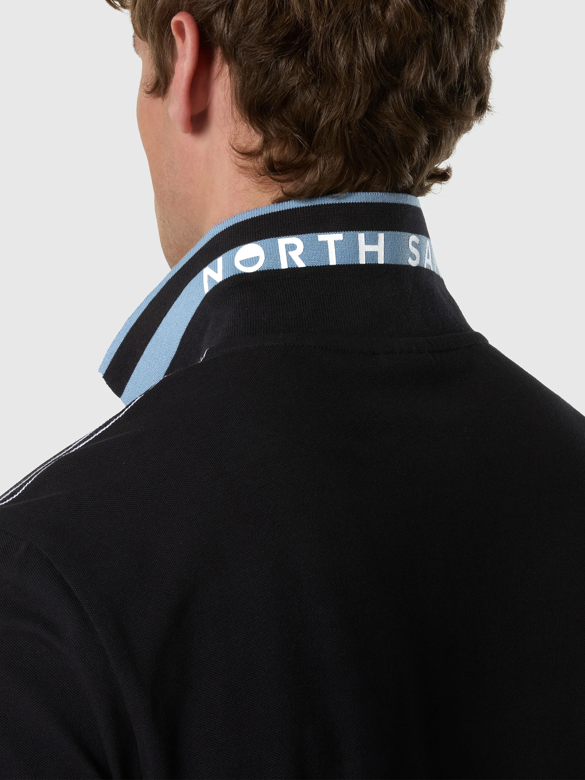 Polo shirt with striped trims - Image 35