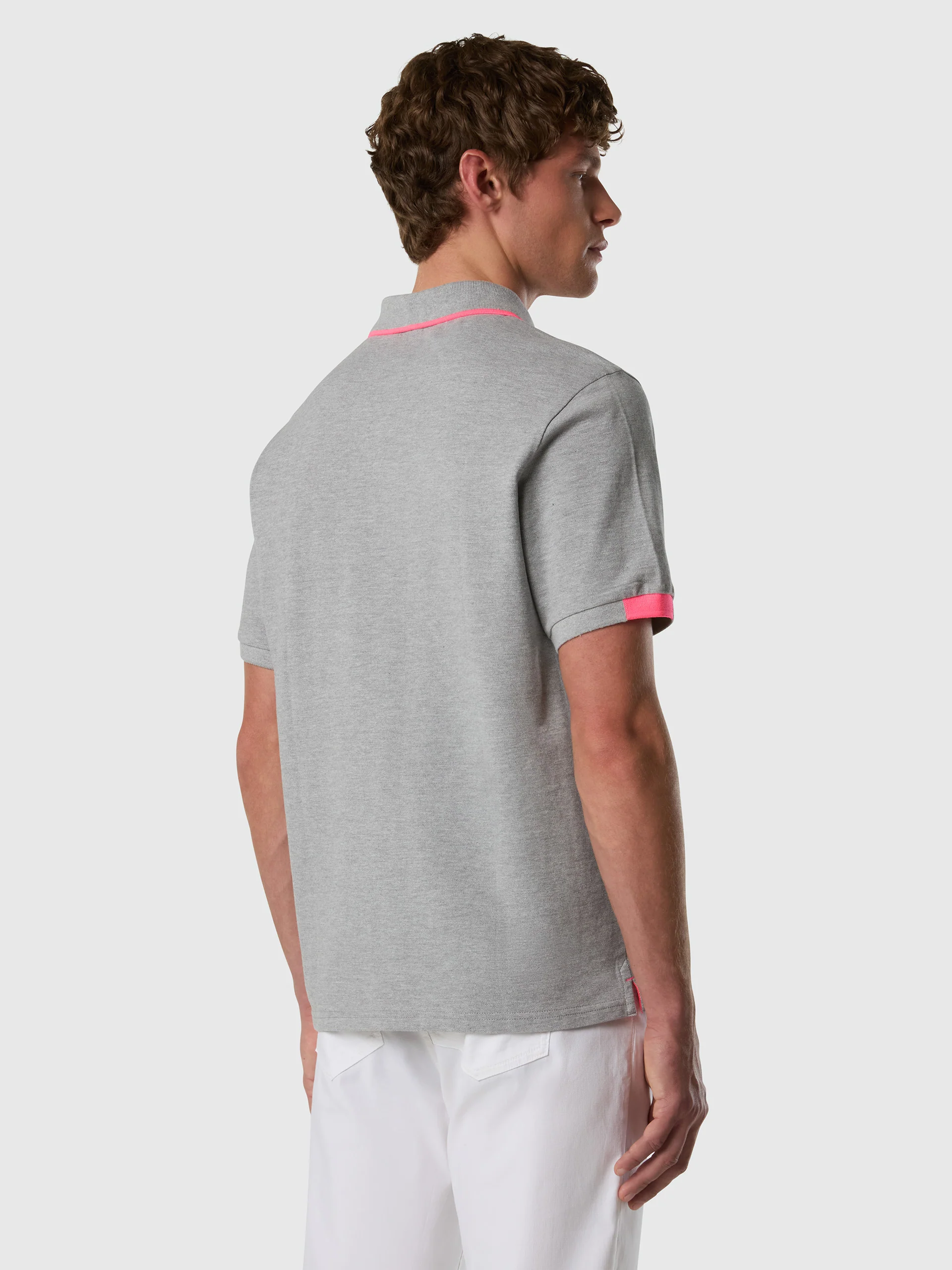 Polo shirt with neon accents - Image 25