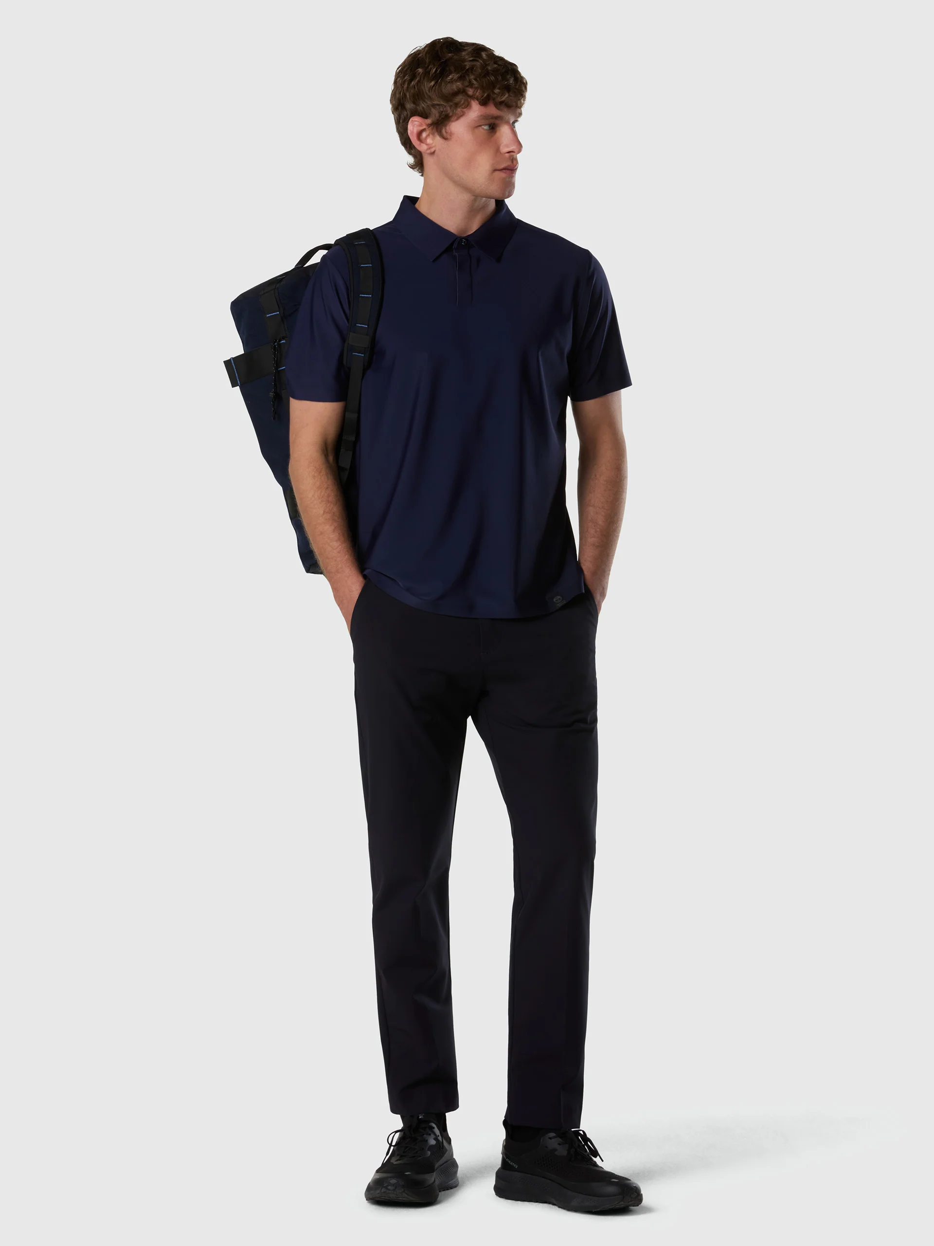 Stretch nylon polo shirt - Image 11