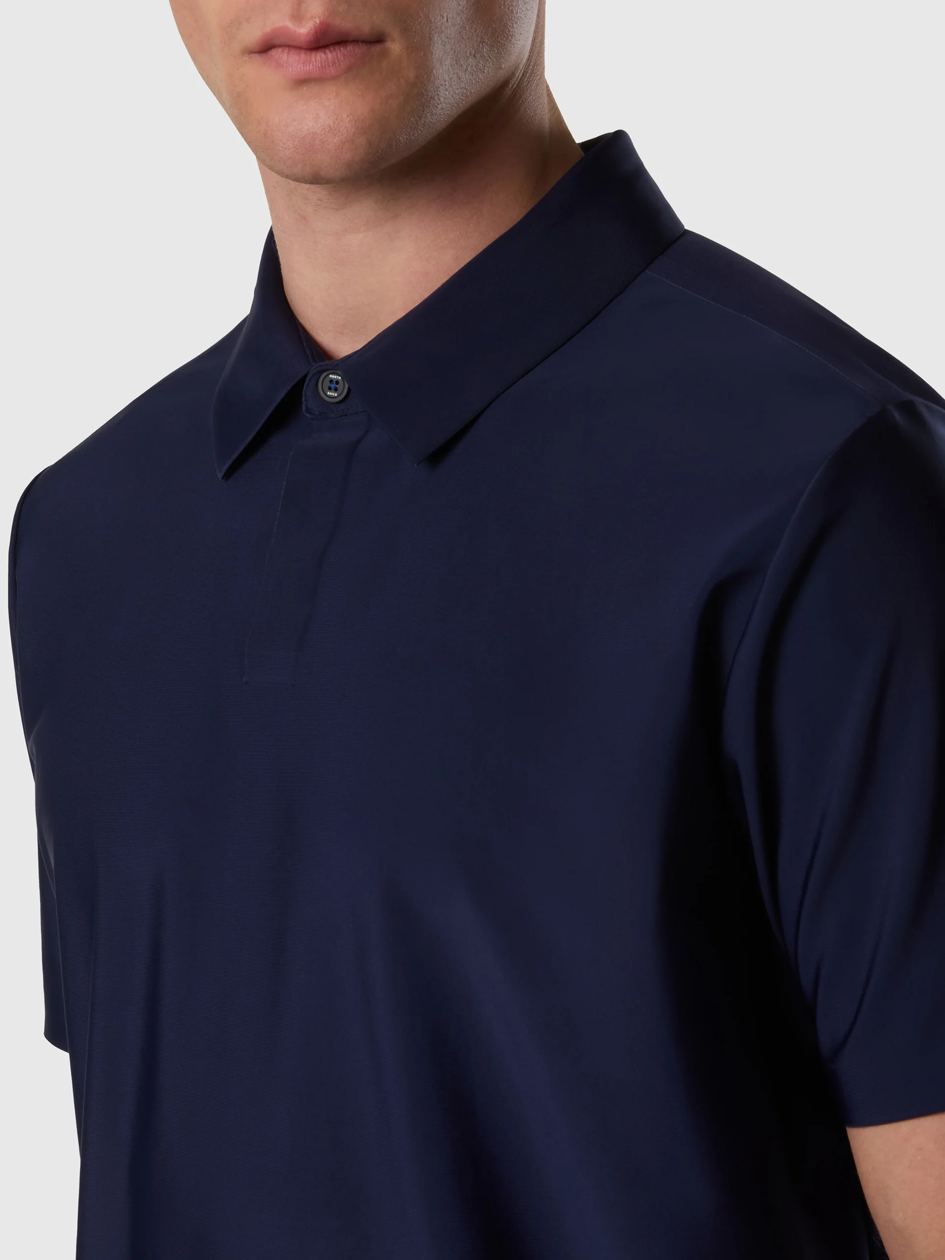 Stretch nylon polo shirt - Image 12