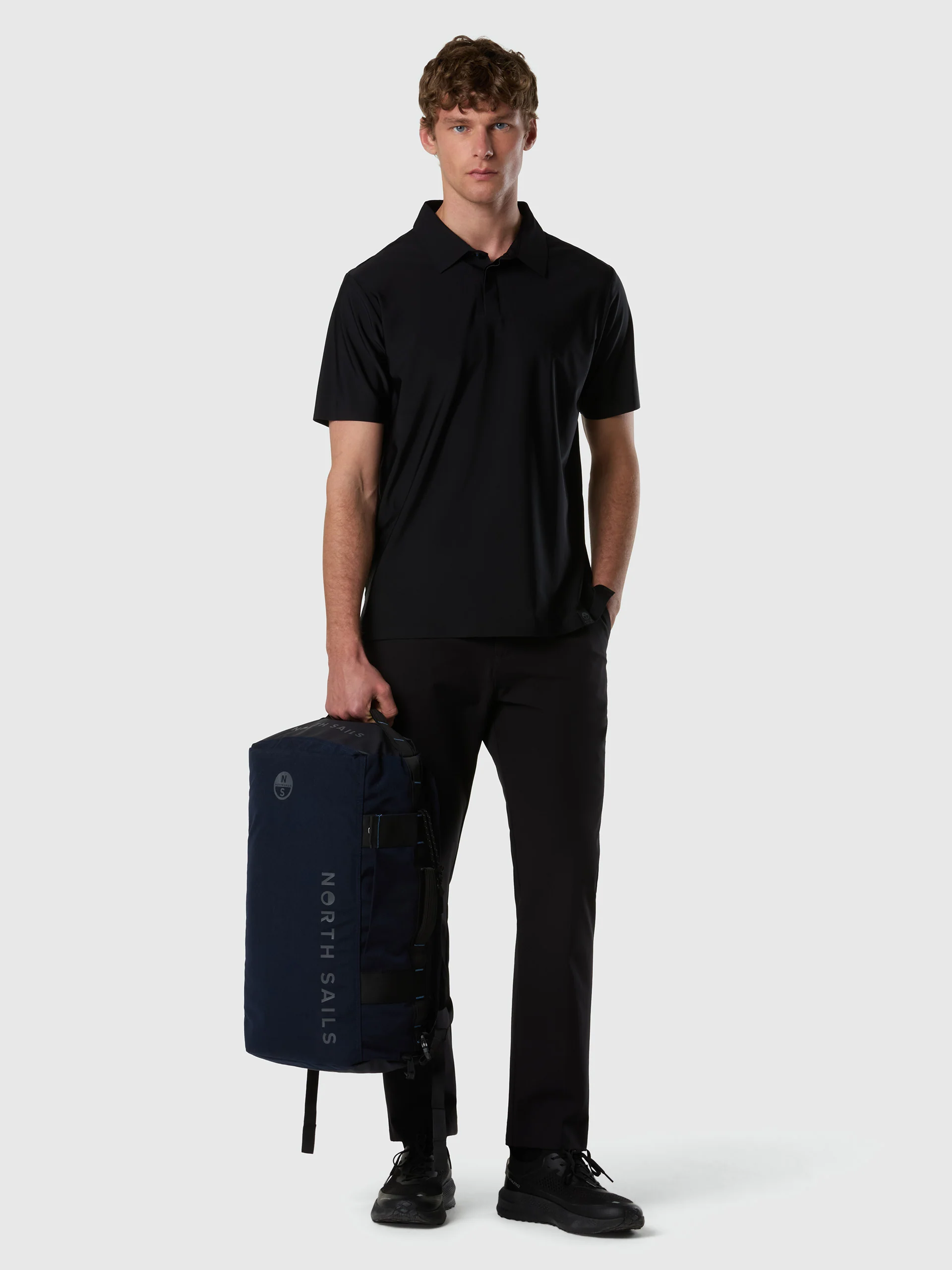 Stretch nylon polo shirt - Image 18