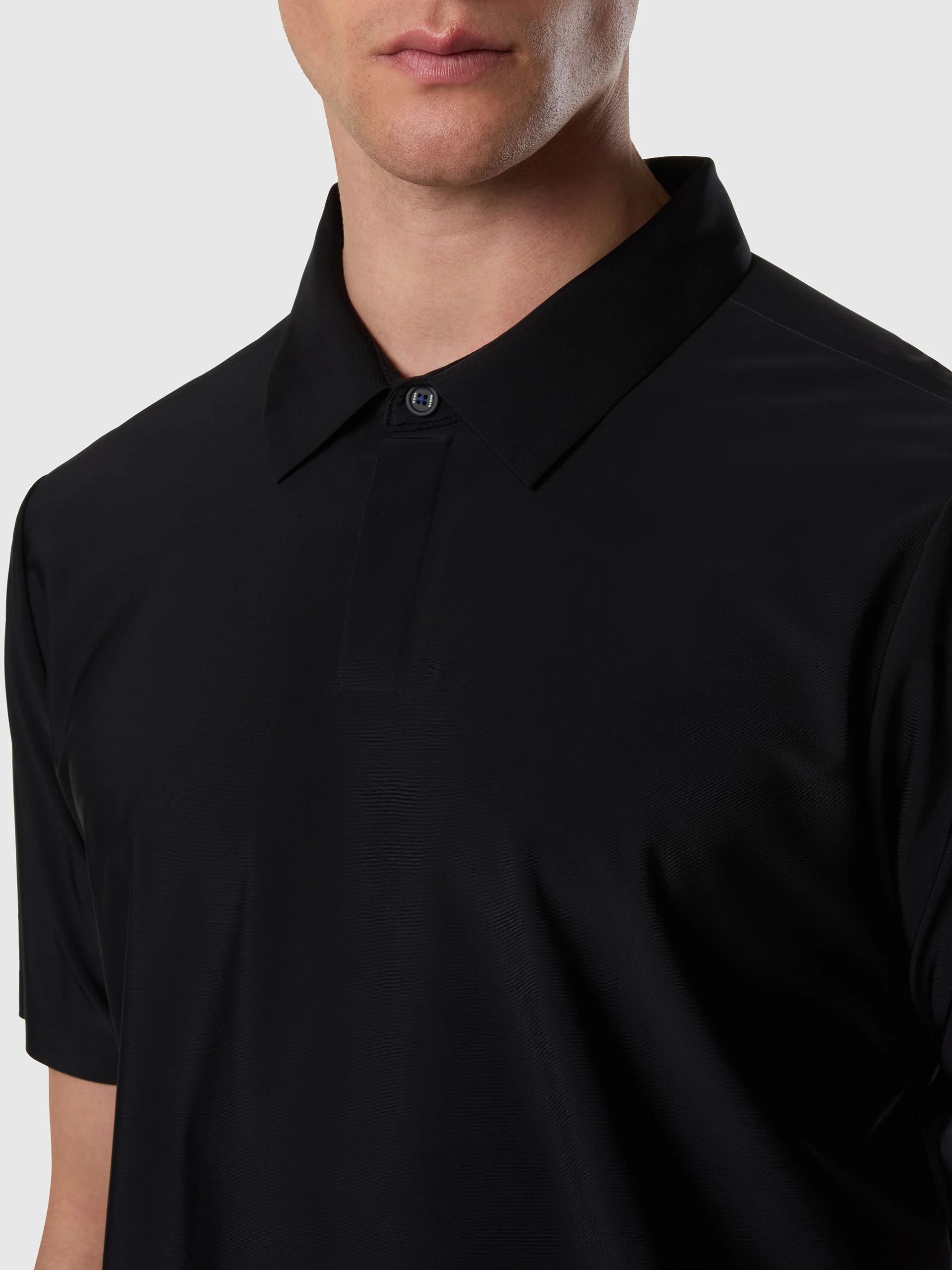Stretch nylon polo shirt - Image 19