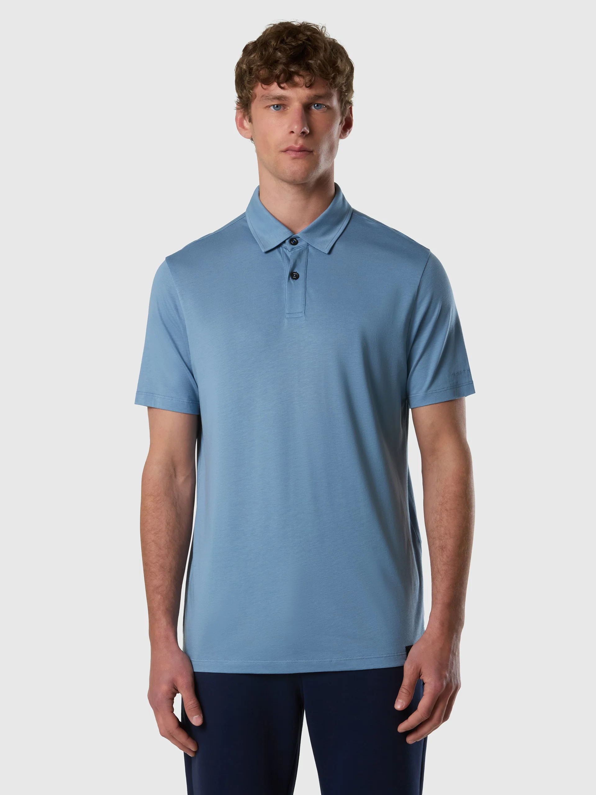 TENCEL™ jersey polo shirt - Image 9