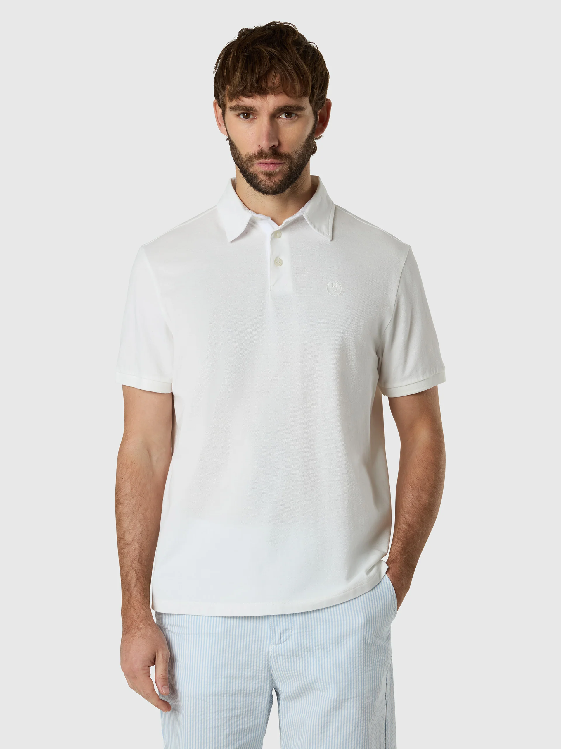 Polo shirt with North Sails embroidery