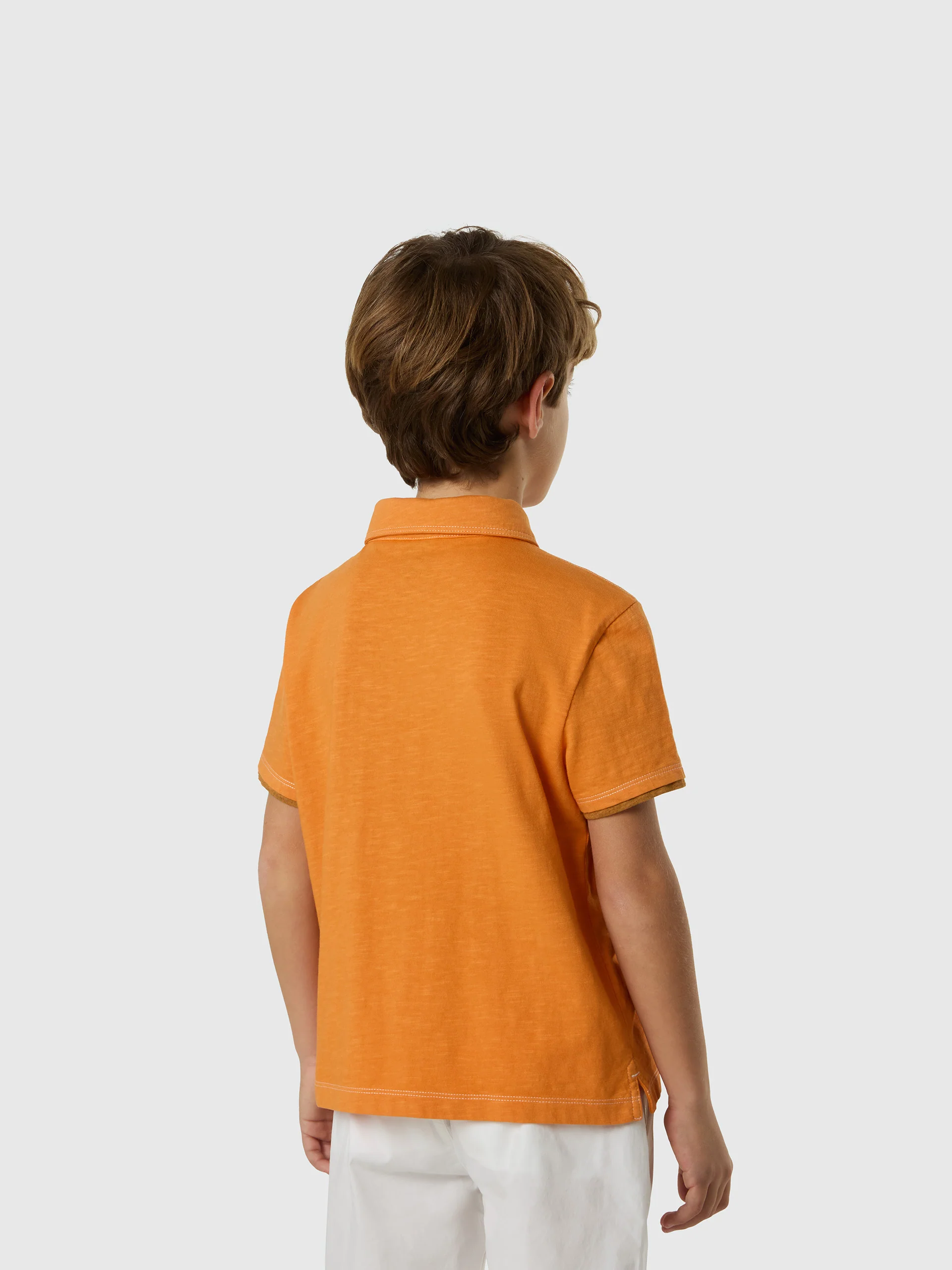 Slub jersey polo shirt - Image 4