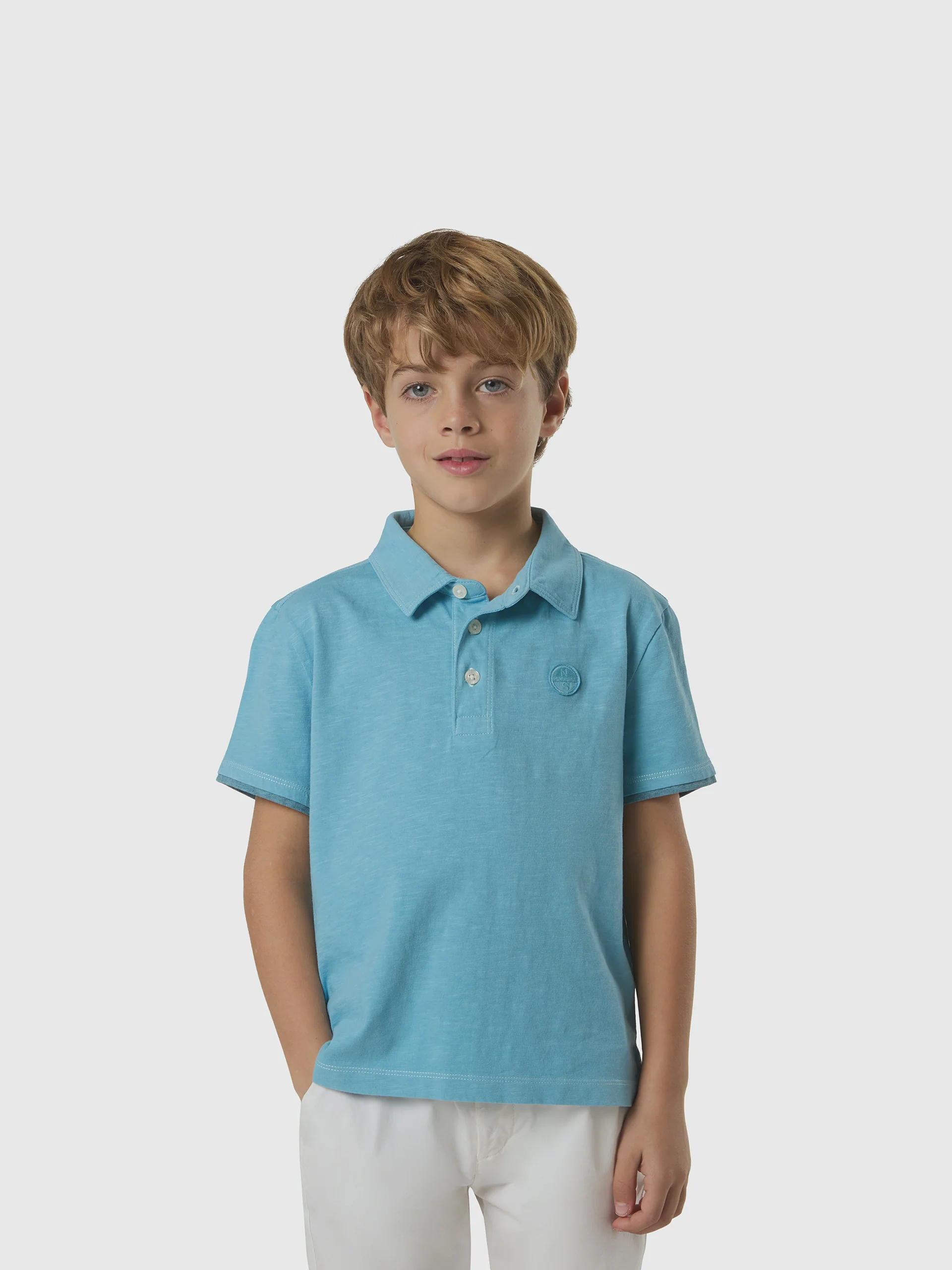 Slub jersey polo shirt - Image 7