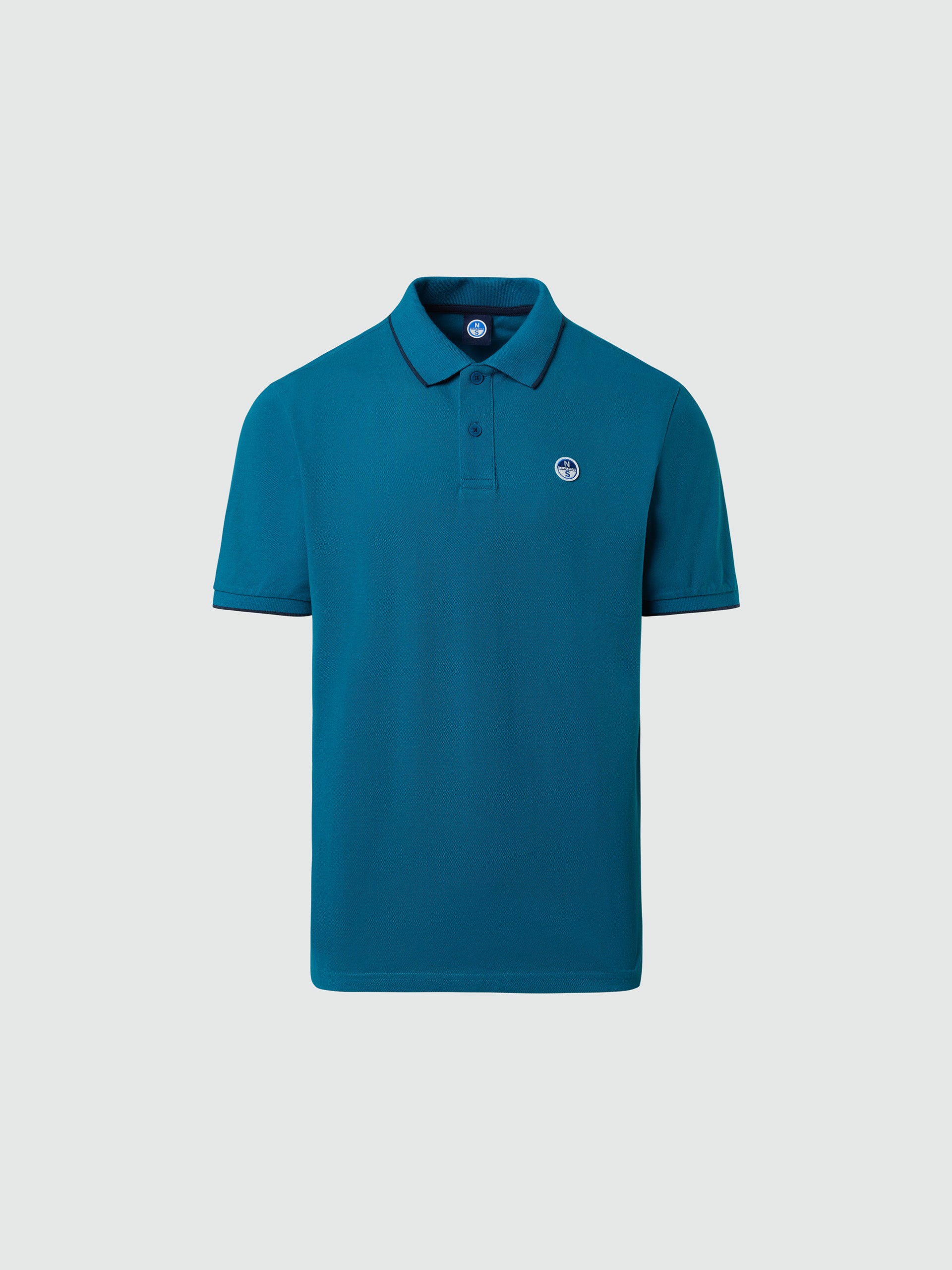 Polo shirt with collar lettering - Image 10