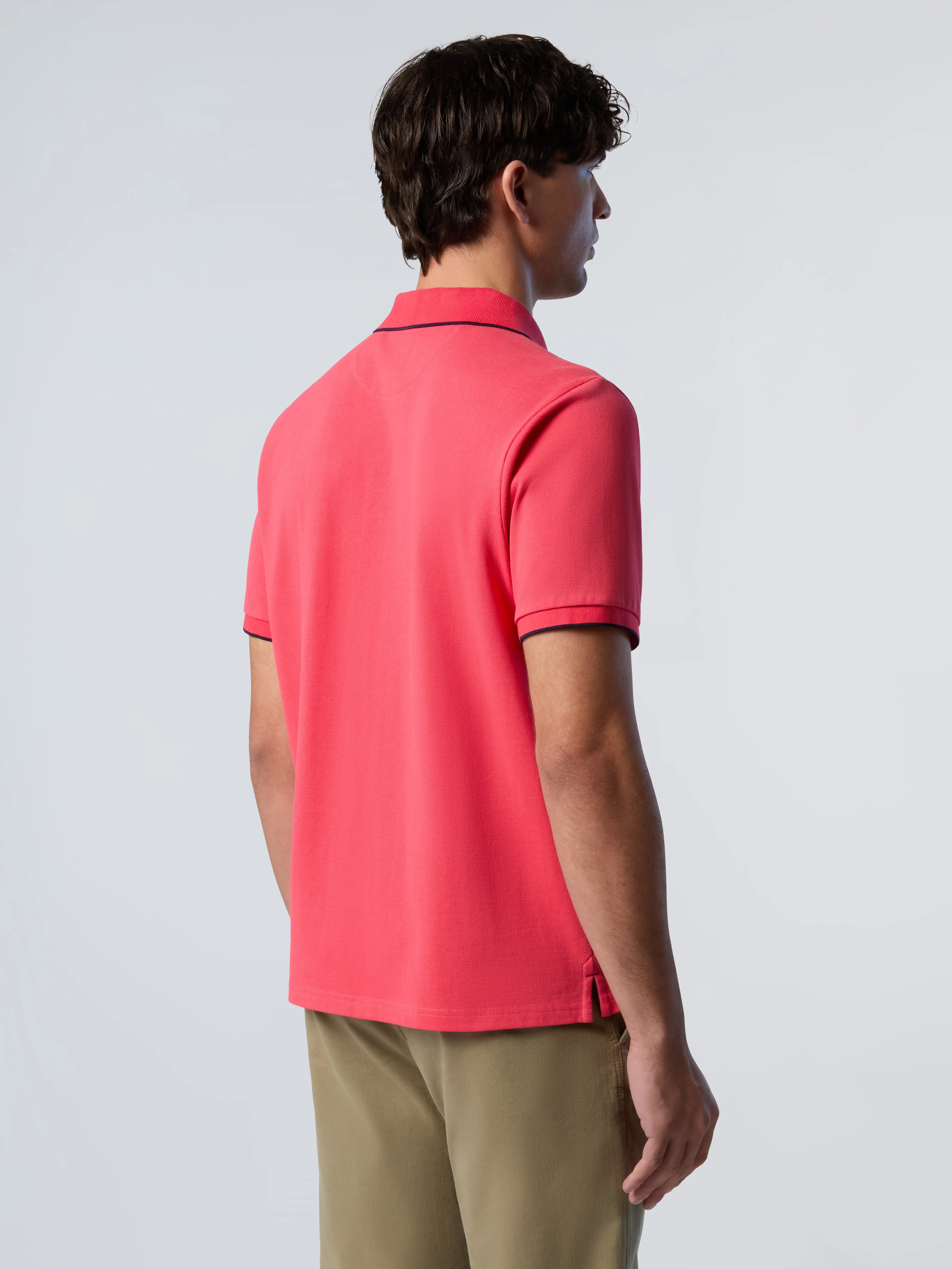 Polo shirt with contrast trims - Image 4