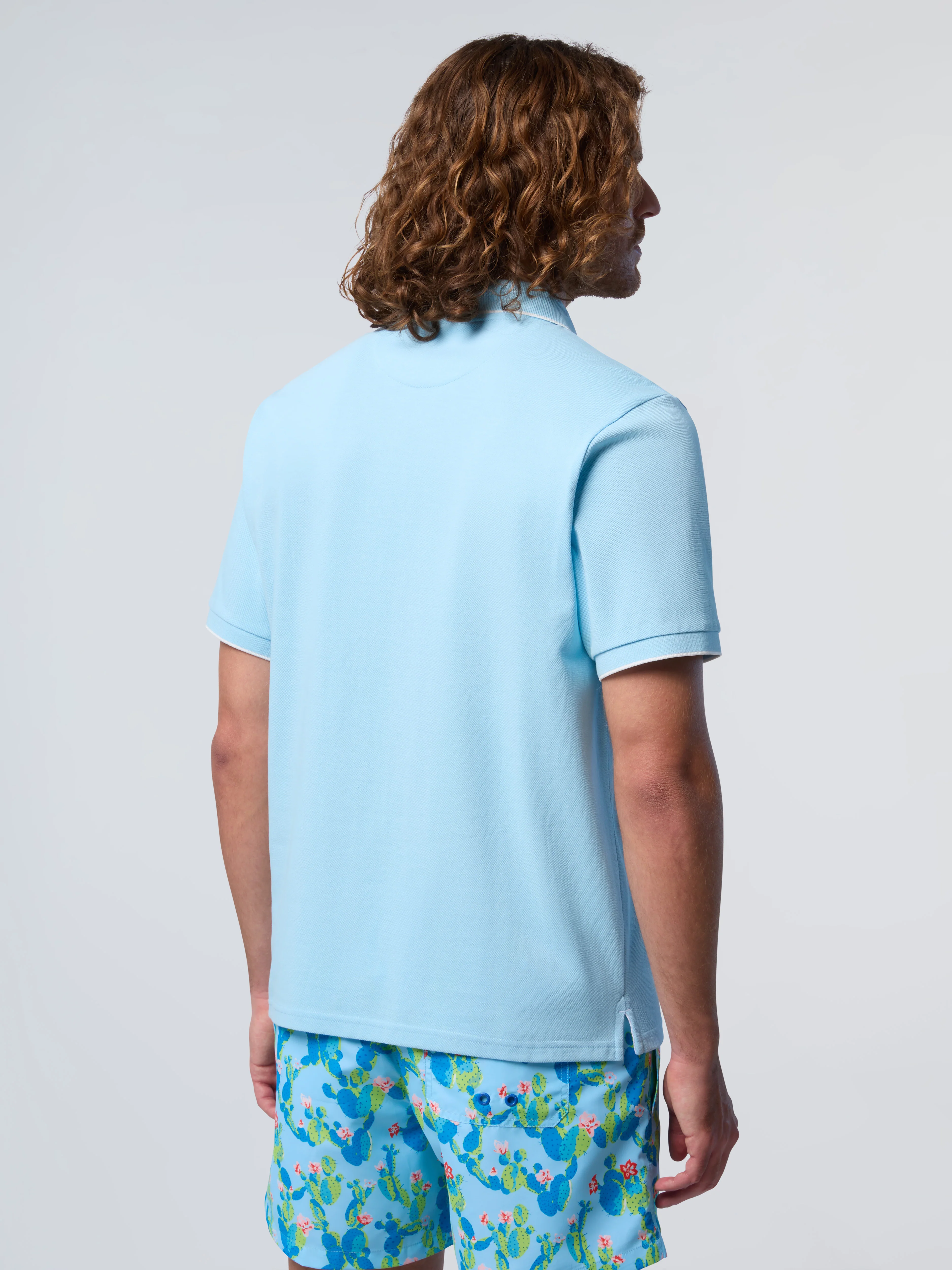 Polo shirt with contrast trims - Image 44