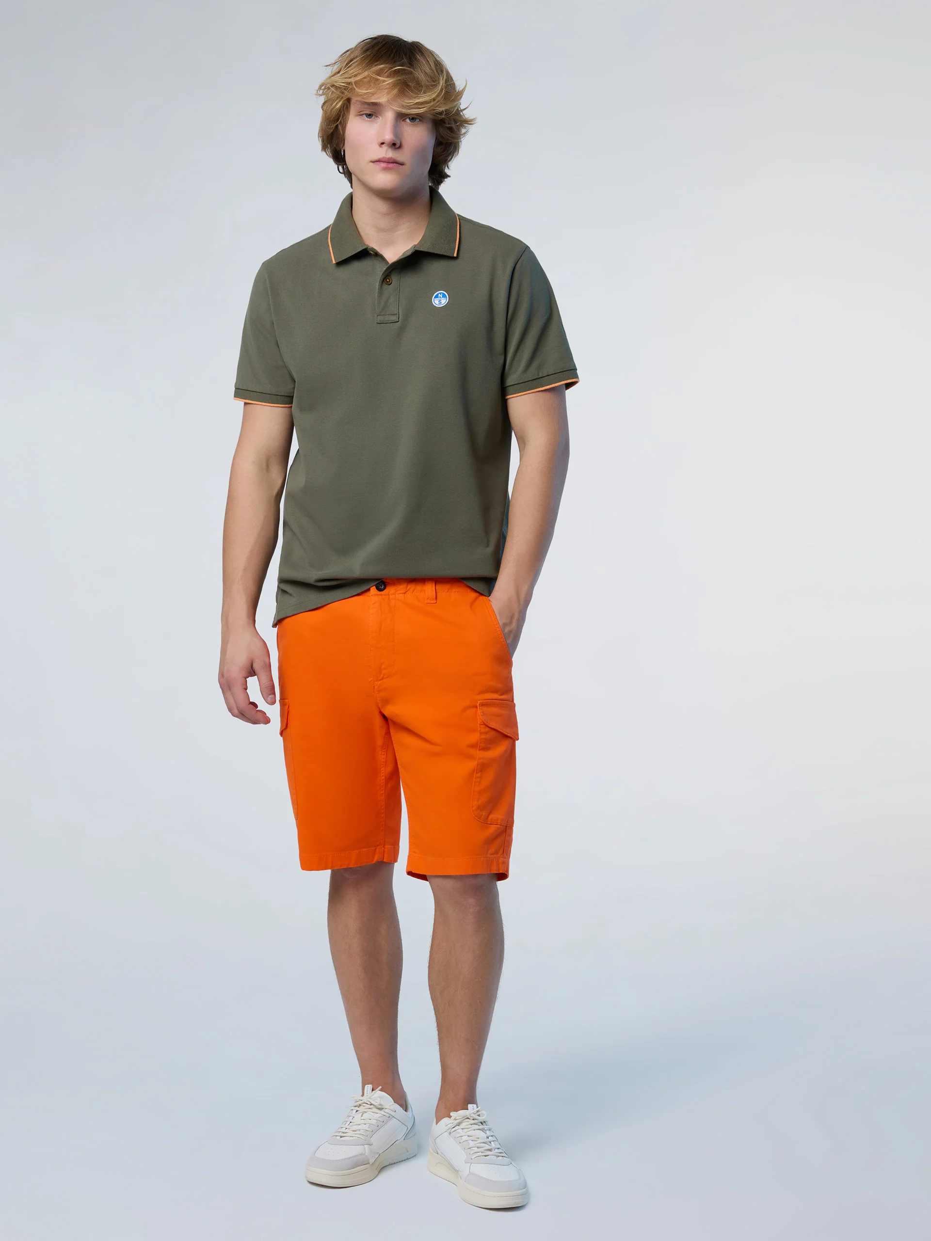 Polo shirt with logo collar - Image 20