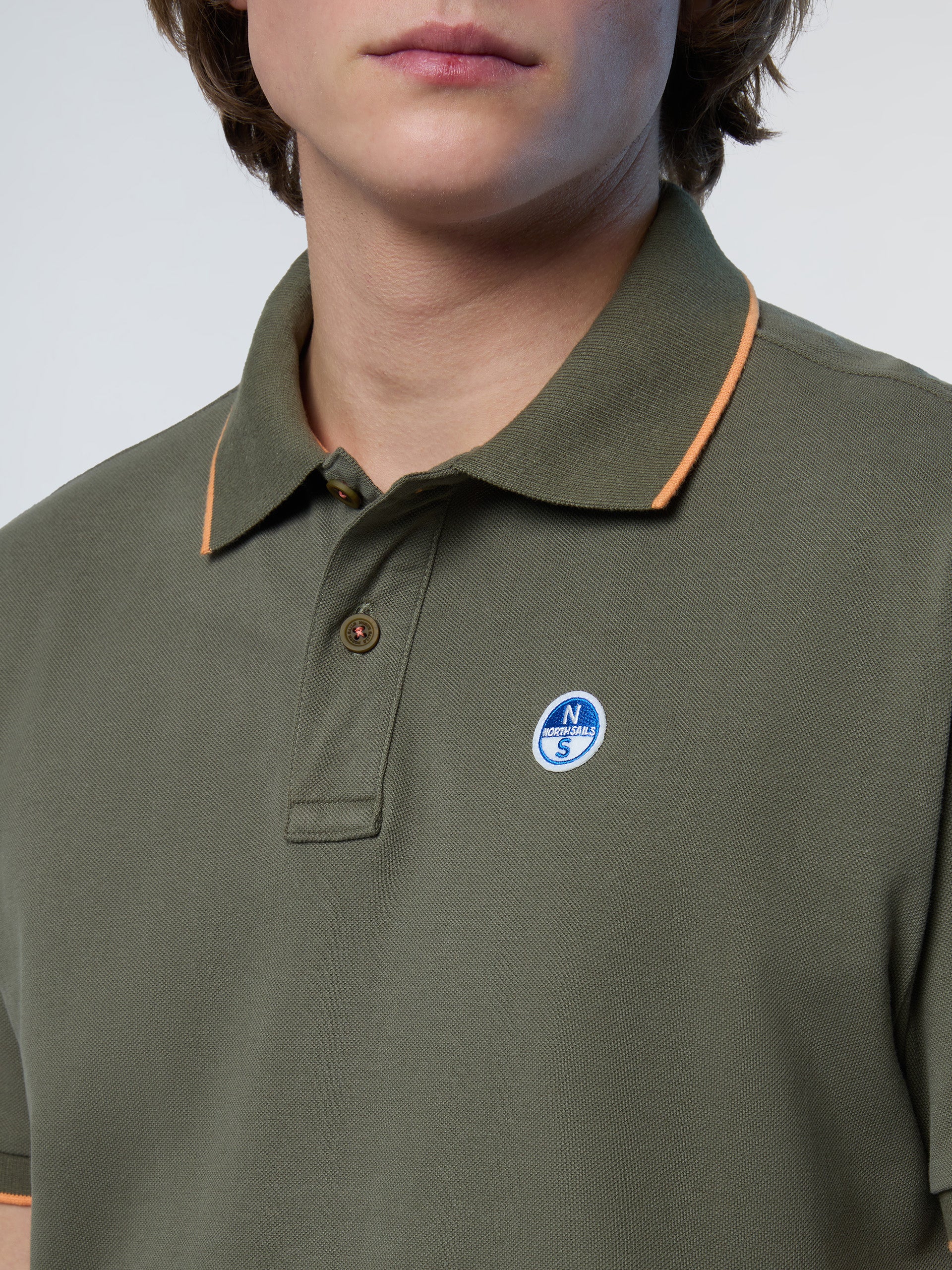 Polo shirt with logo collar - Image 21