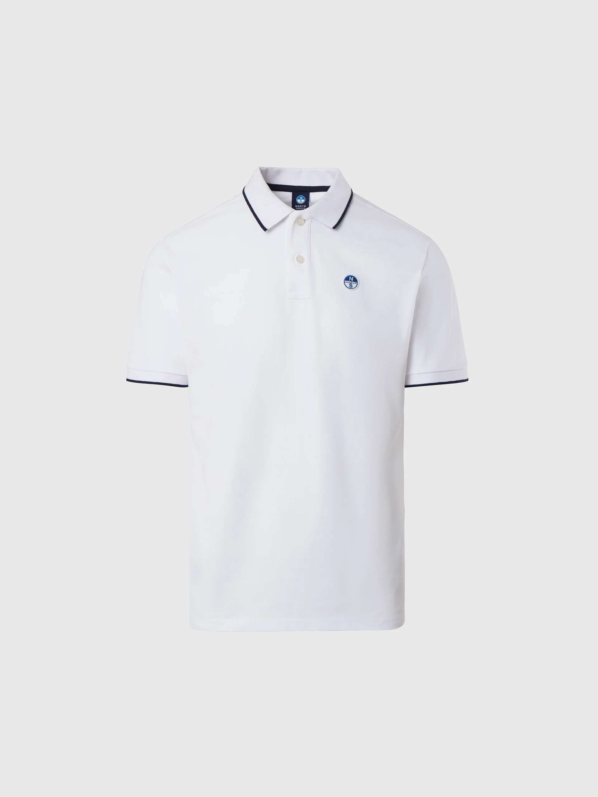 Polo shirt with collar print - Image 28