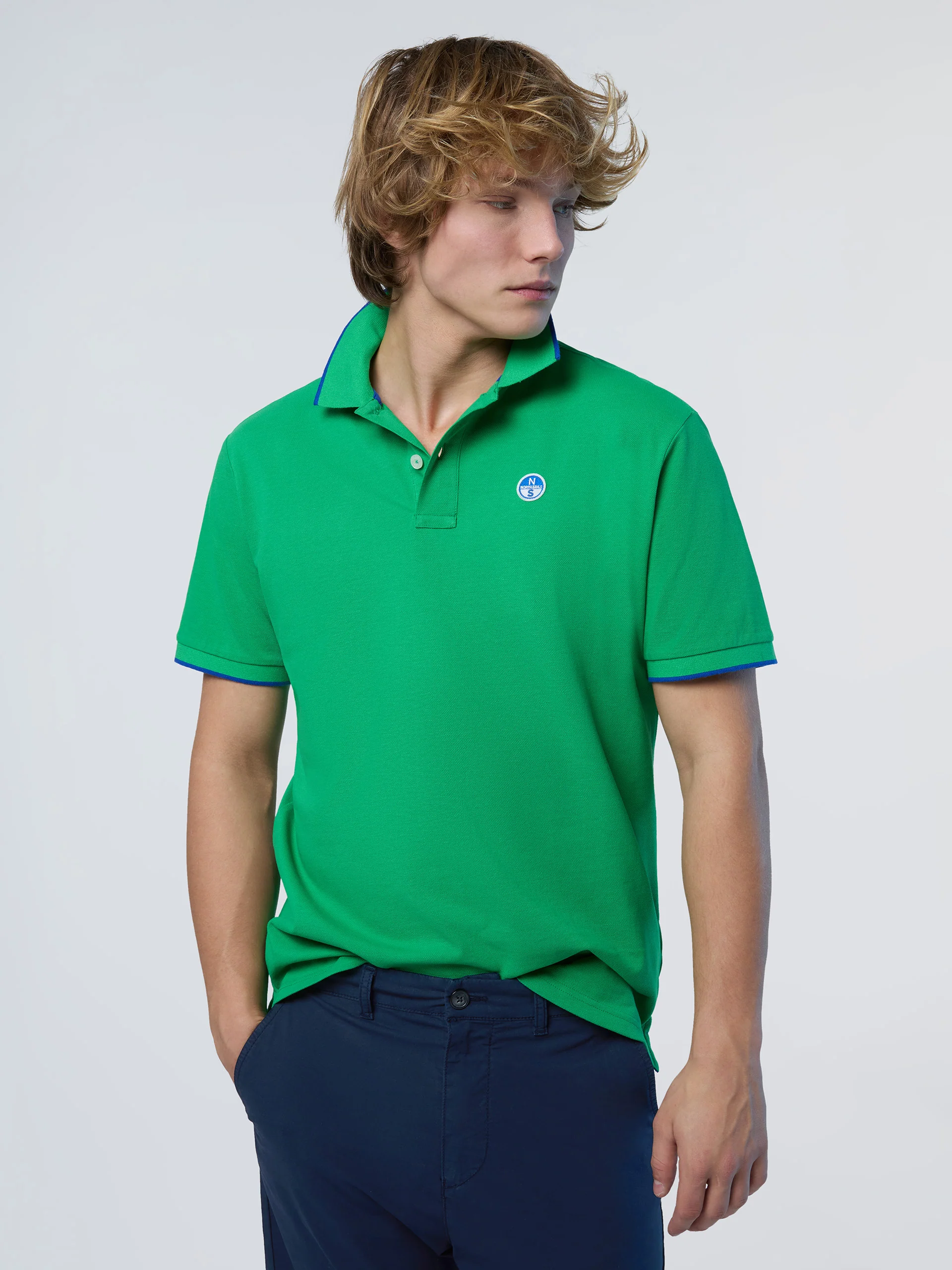 Polo shirt with logo collar - Image 30