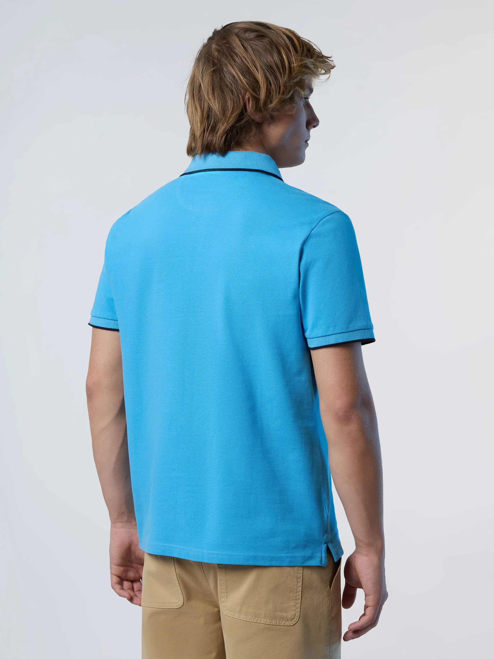 Polo shirt with logo collar - Image 53