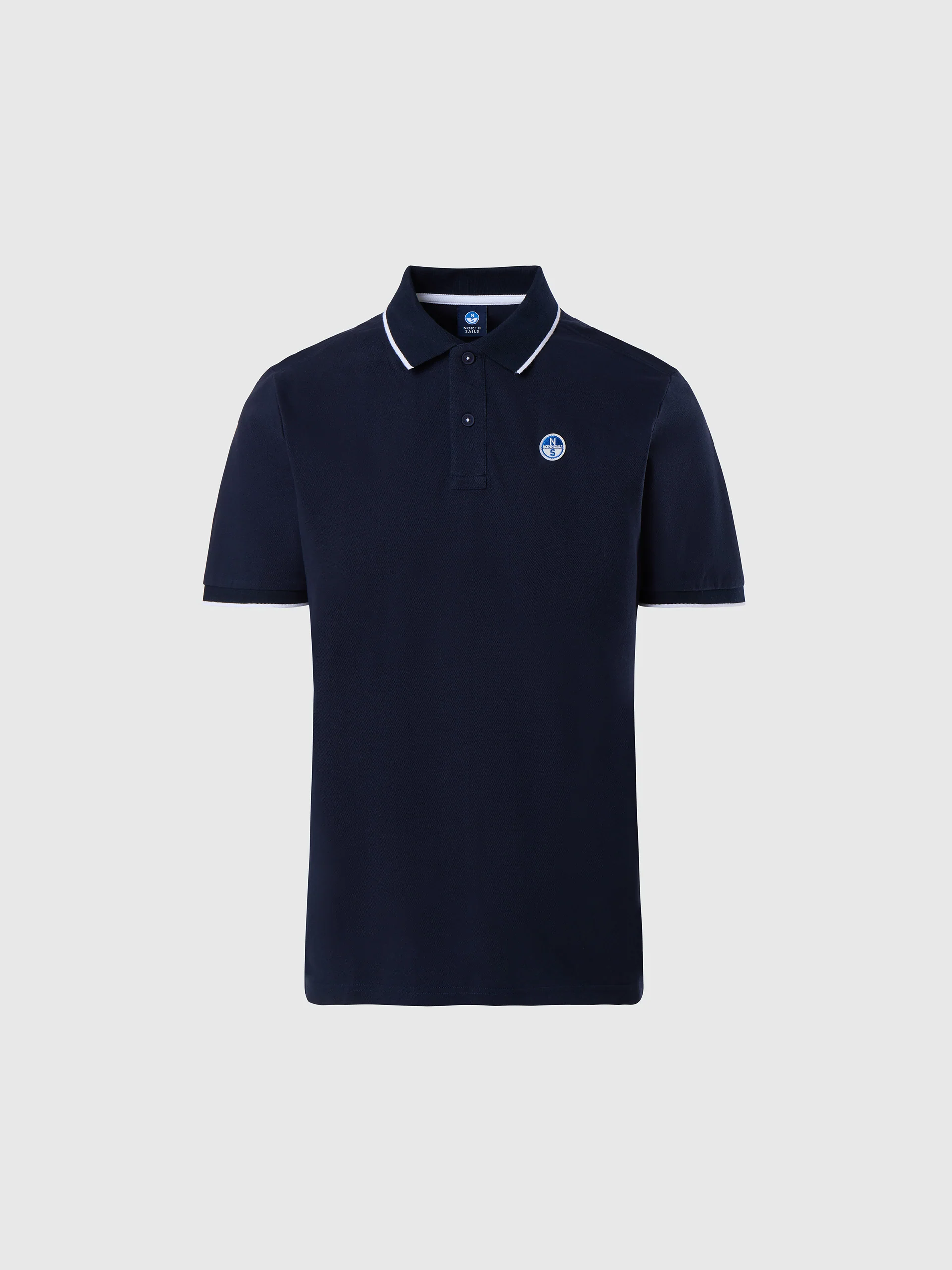 Polo shirt with logo collar - Image 67