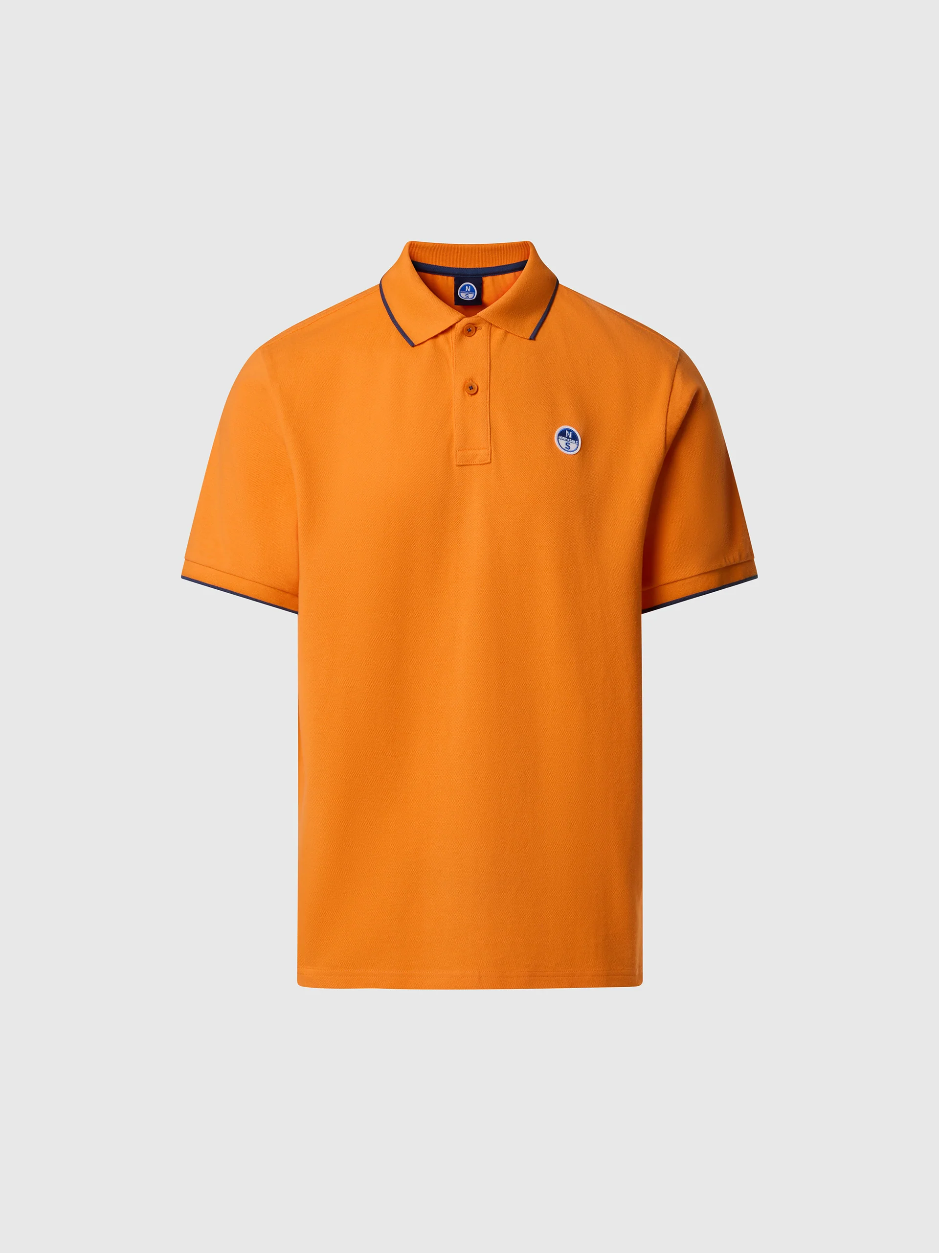 Polo shirt with contrast edges - Image 17