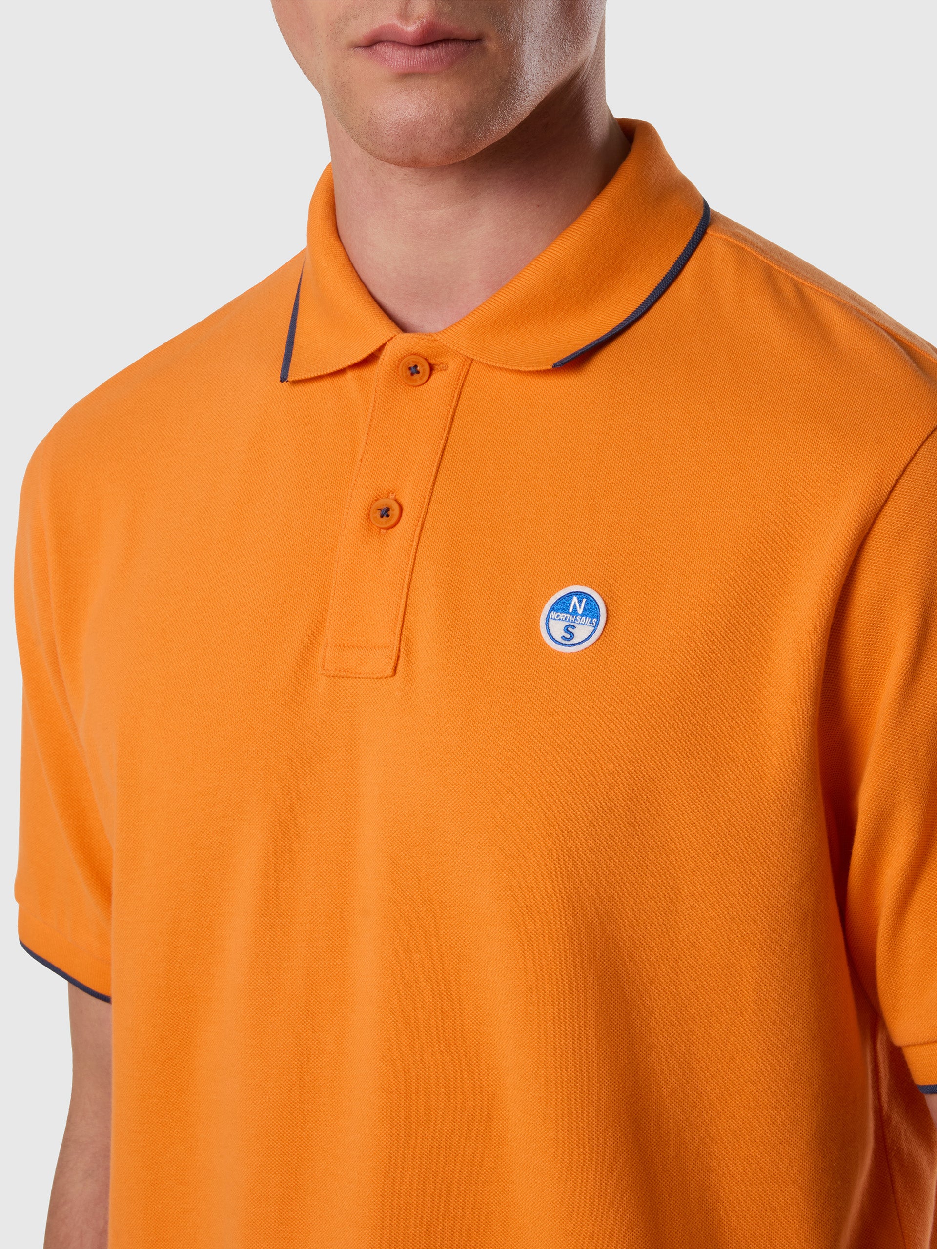 Polo shirt with contrast edges - Image 20