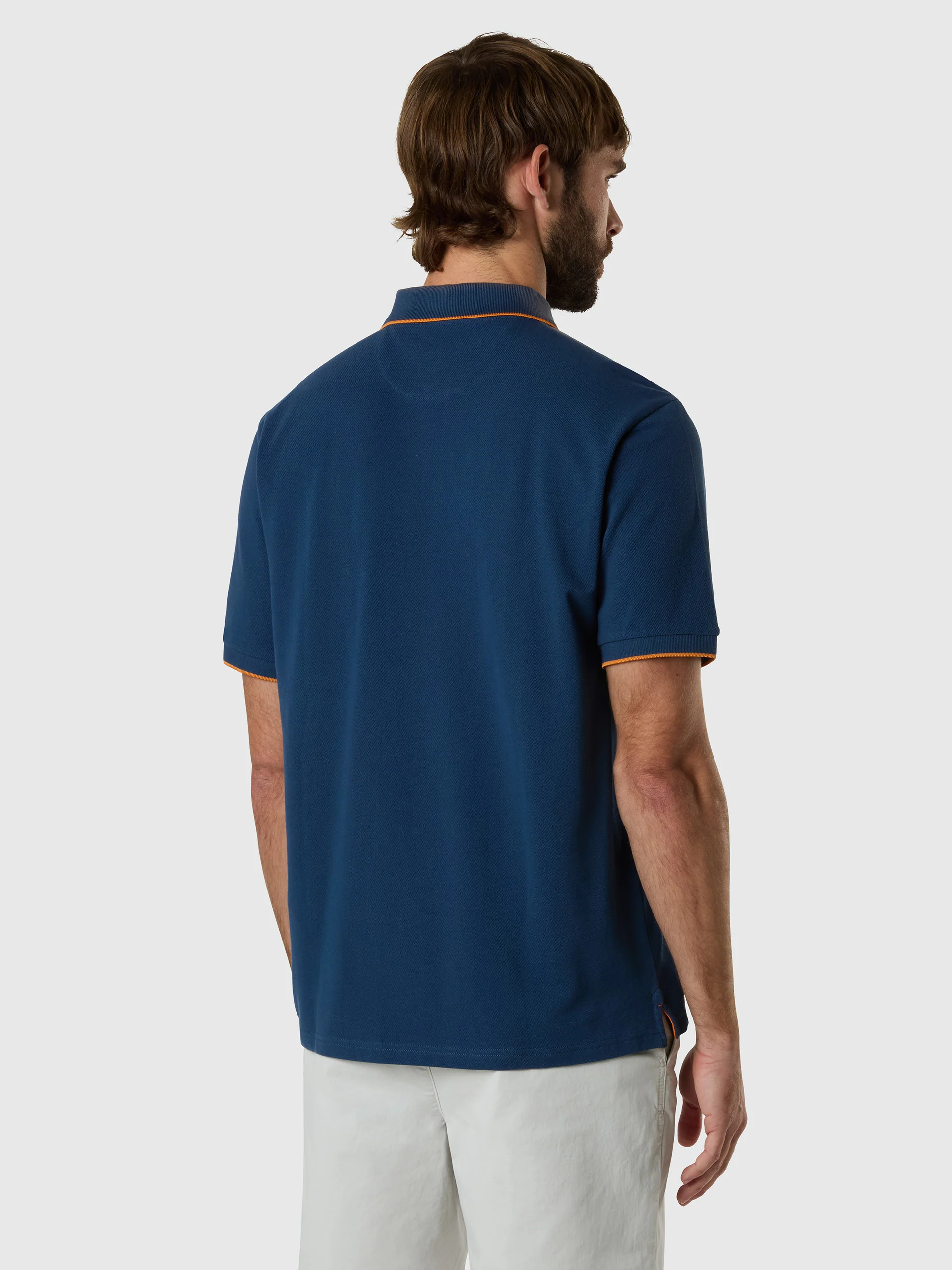 Polo shirt with contrast edges - Image 32