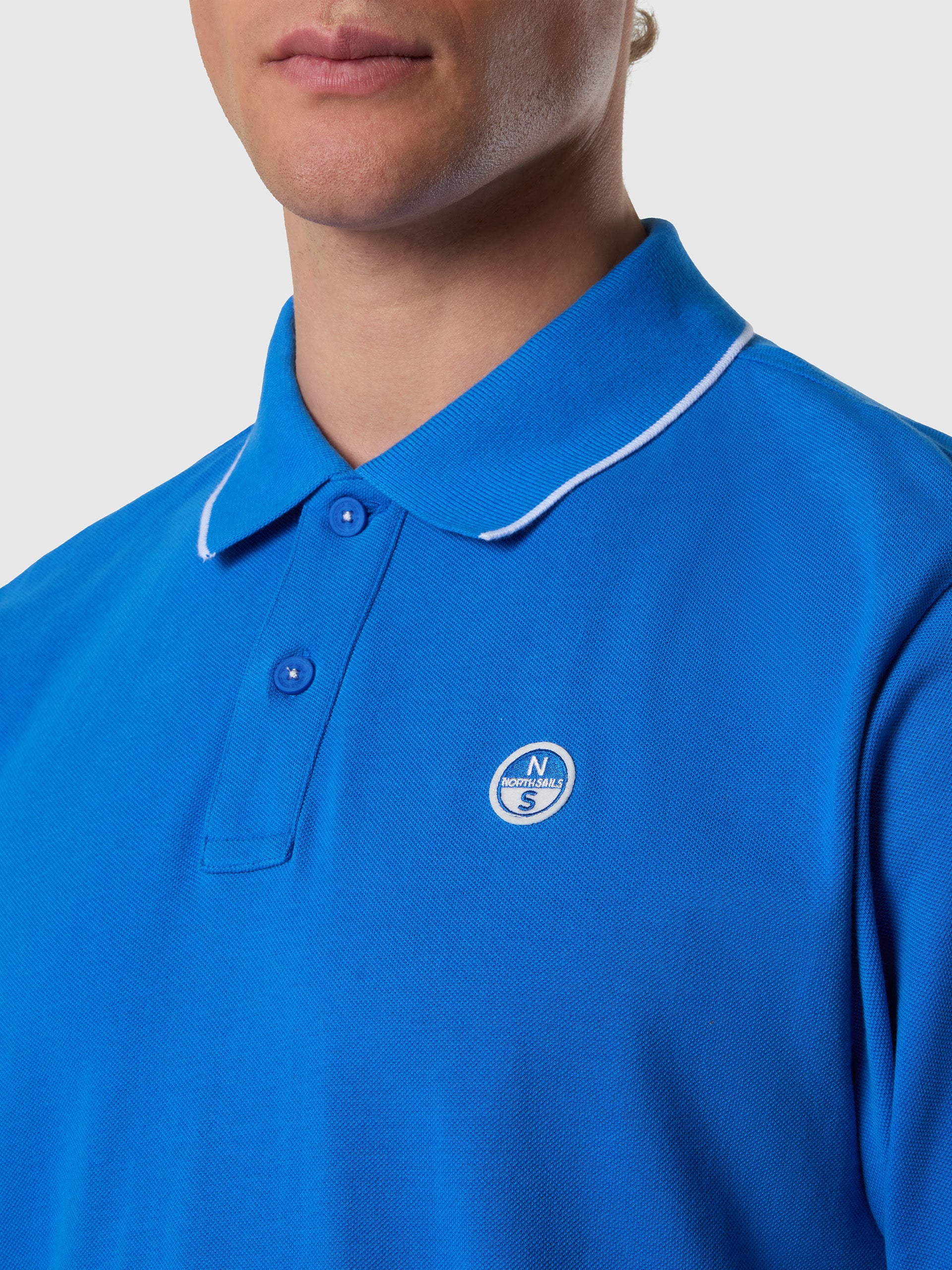 Polo shirt with contrast edges - Image 41