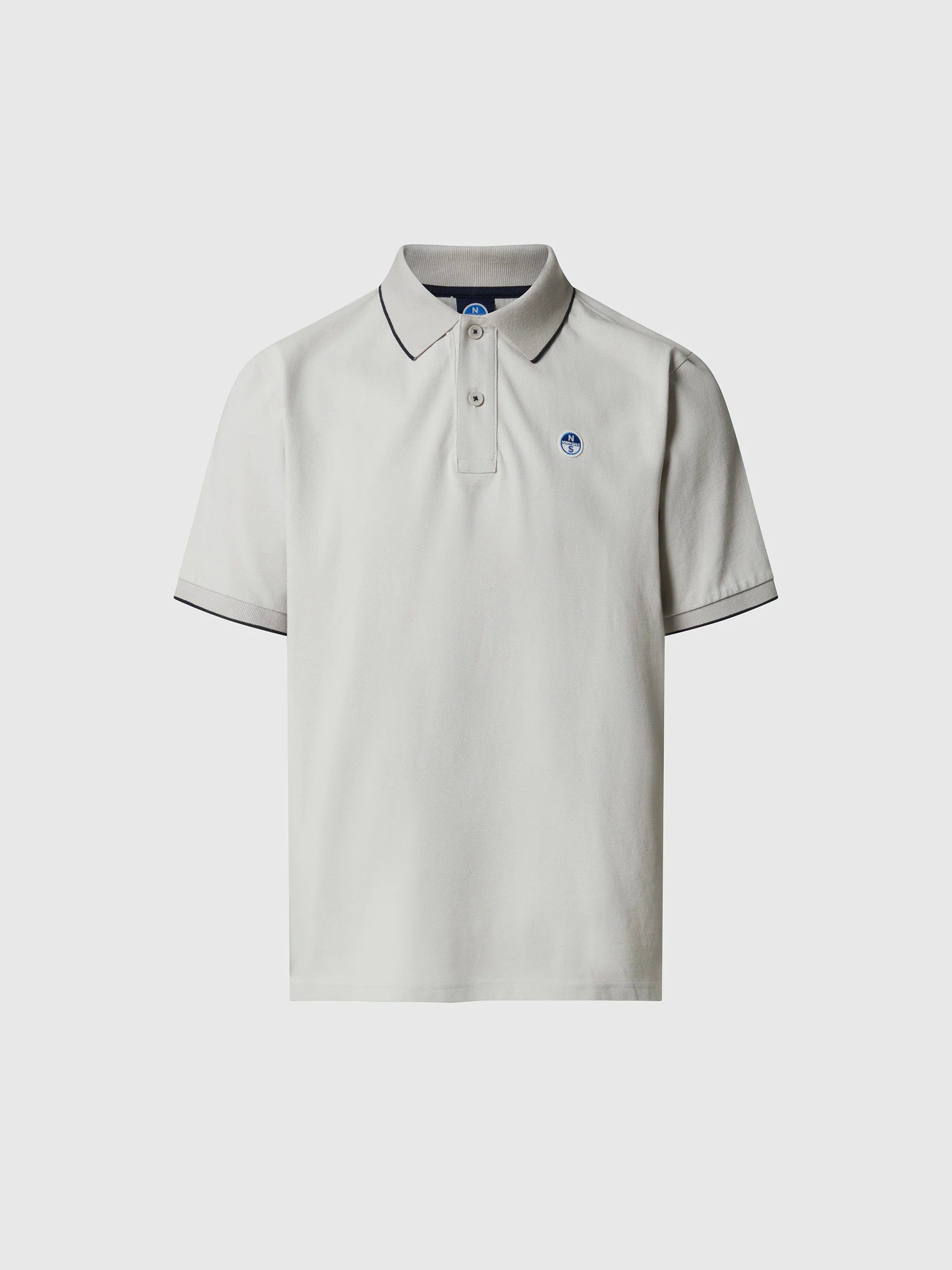 Polo shirt with contrast edges - Image 45