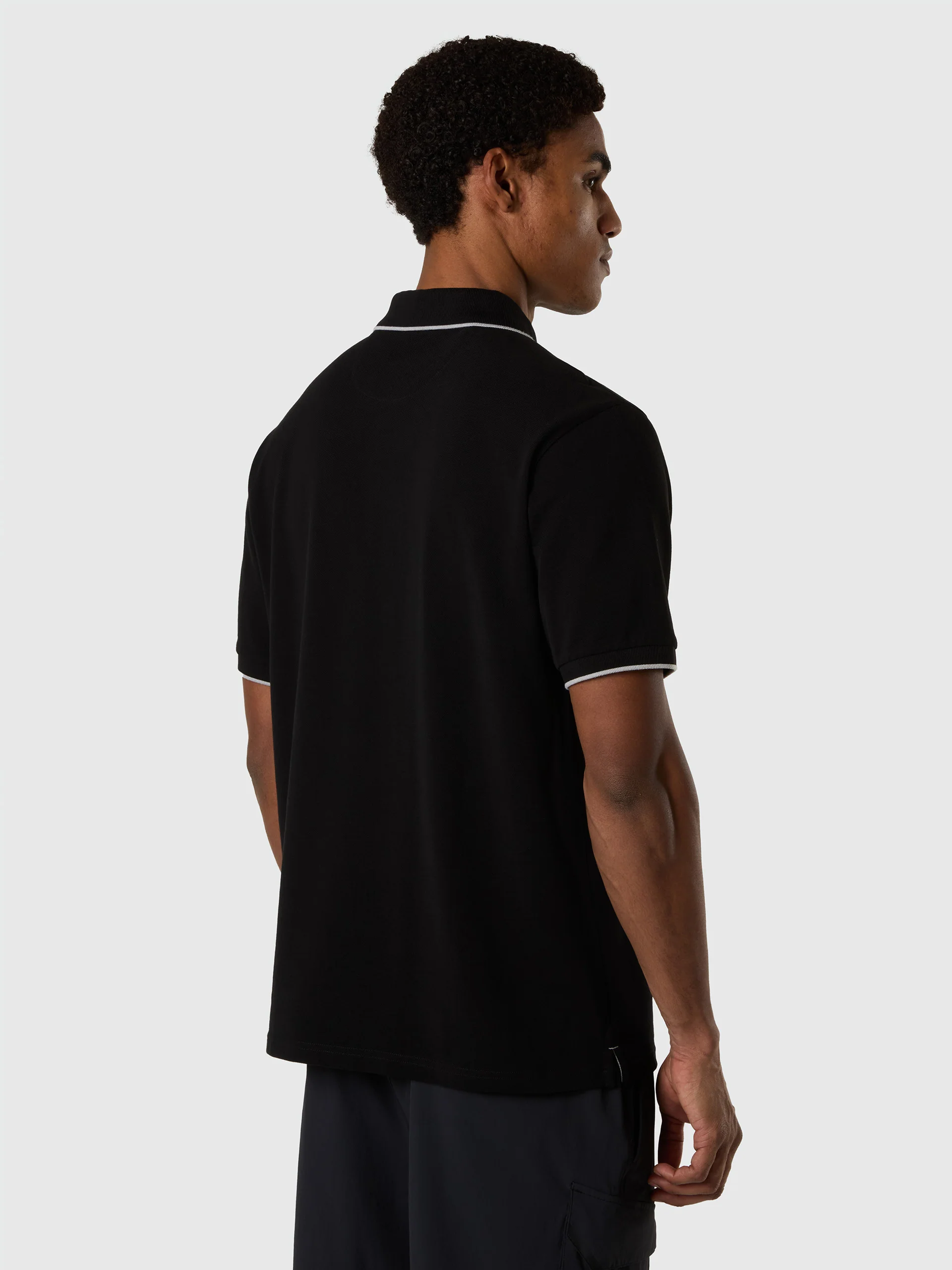 Polo shirt with contrast edges - Image 53