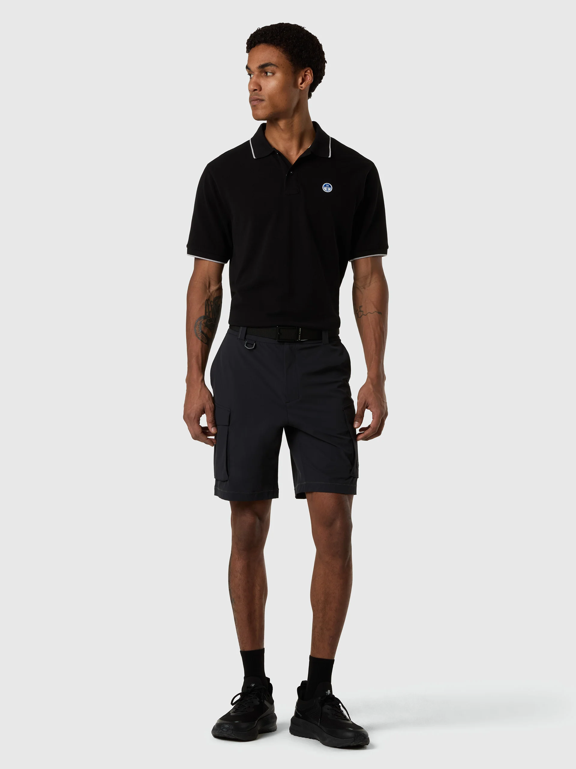 Polo shirt with contrast edges - Image 54
